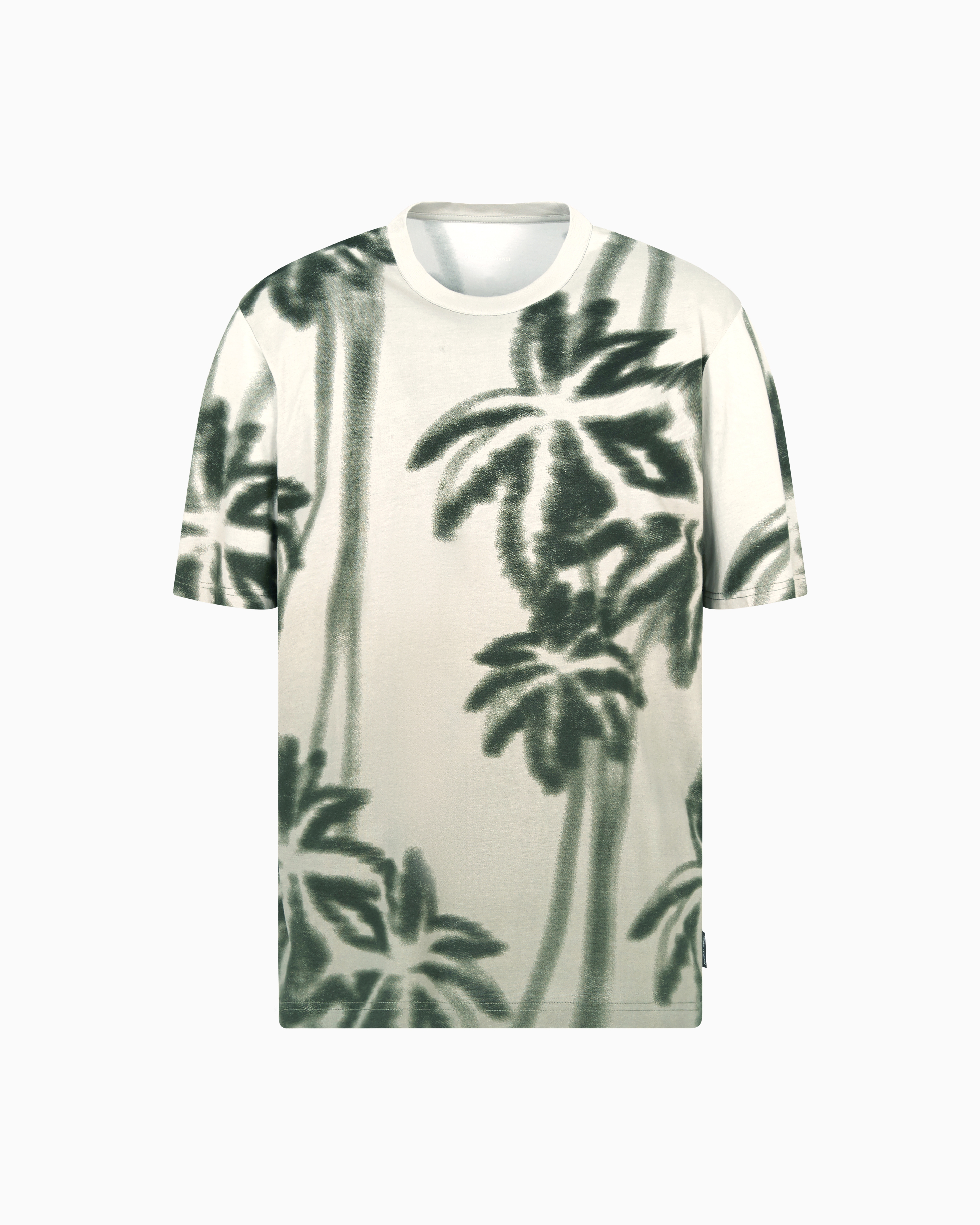 Regular fit palm tree print t-shirt