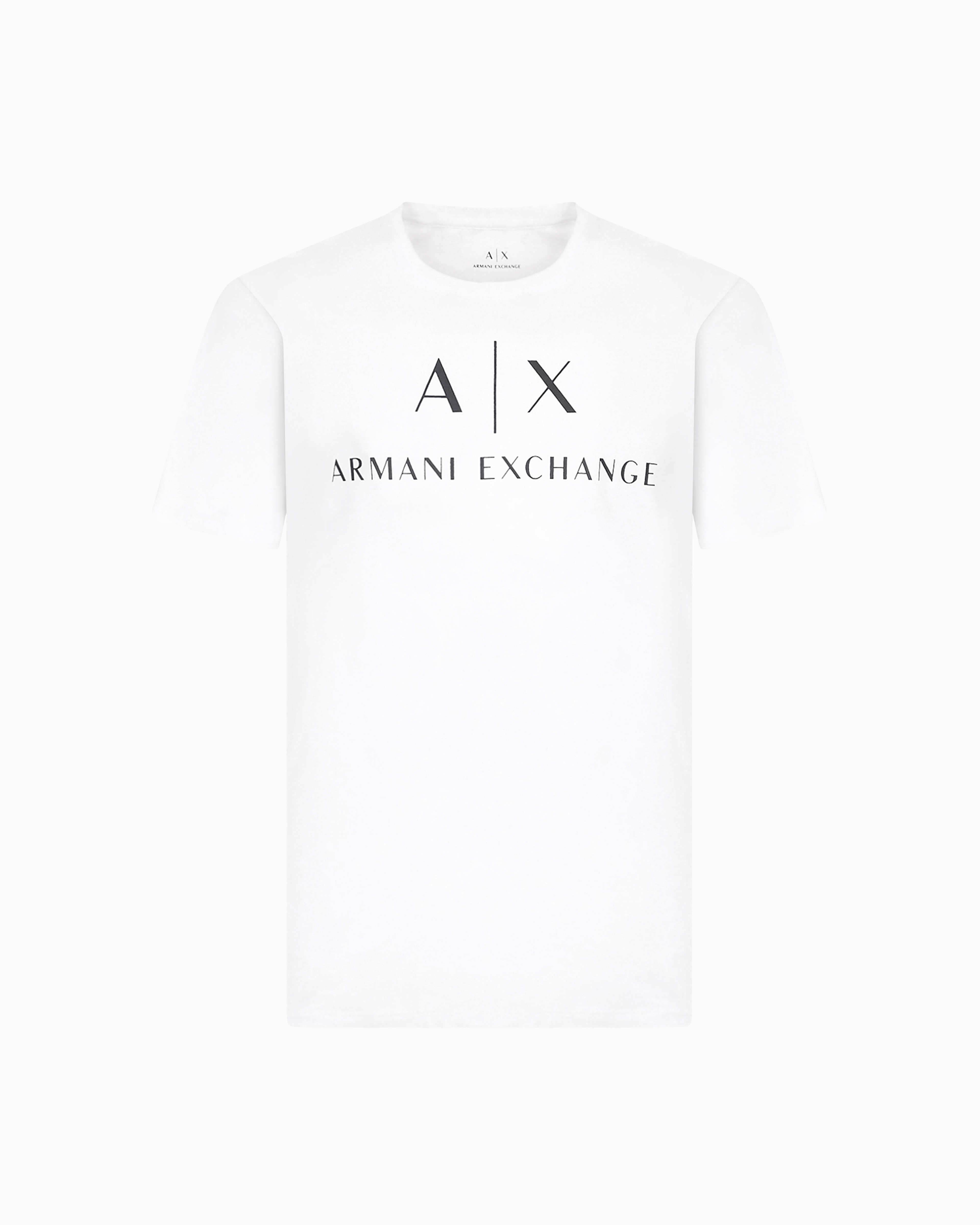 Armani Exchange - Slim fit jersey T-shirt with logo, Man, White, Size: