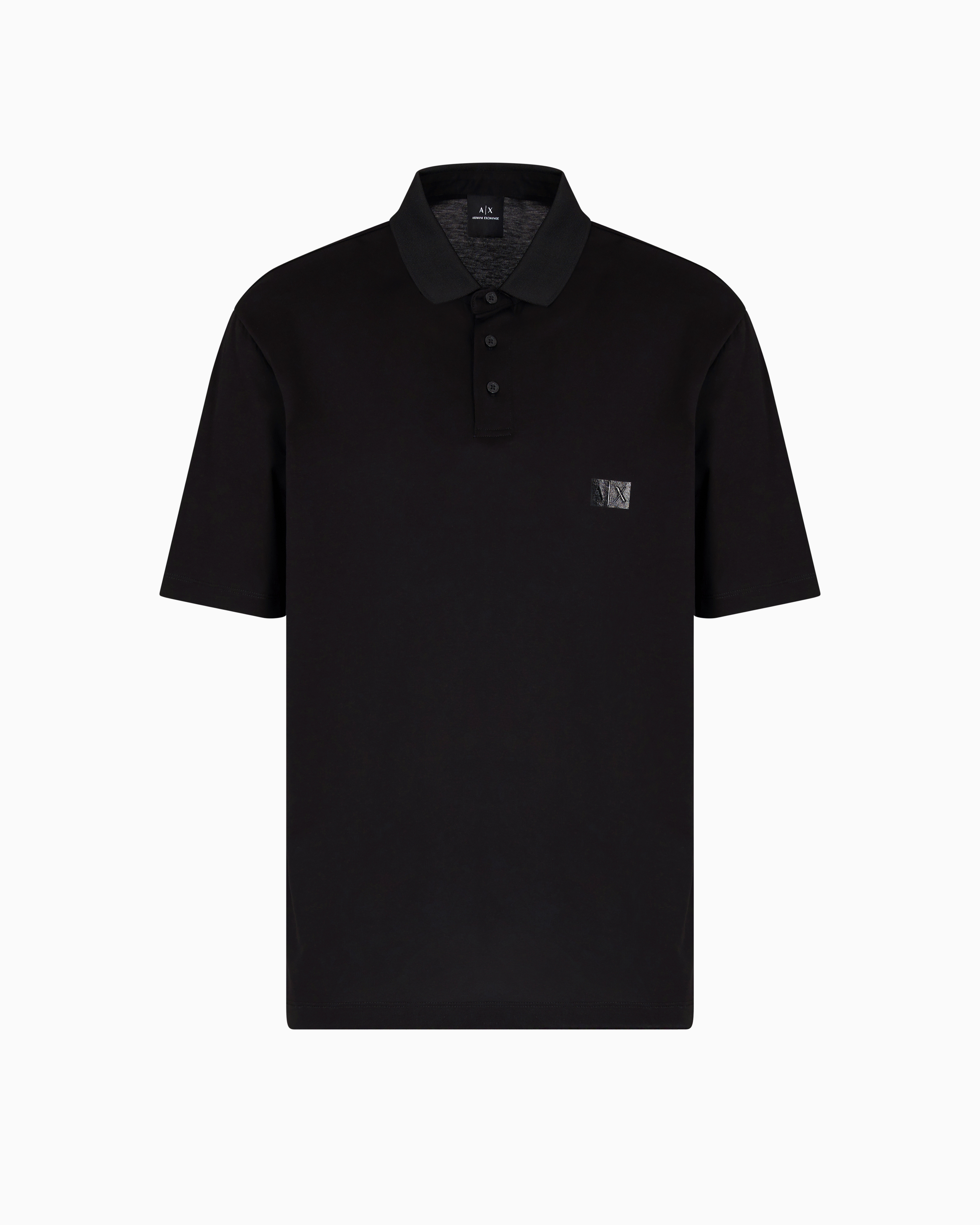 Regular fit mercerised cotton polo