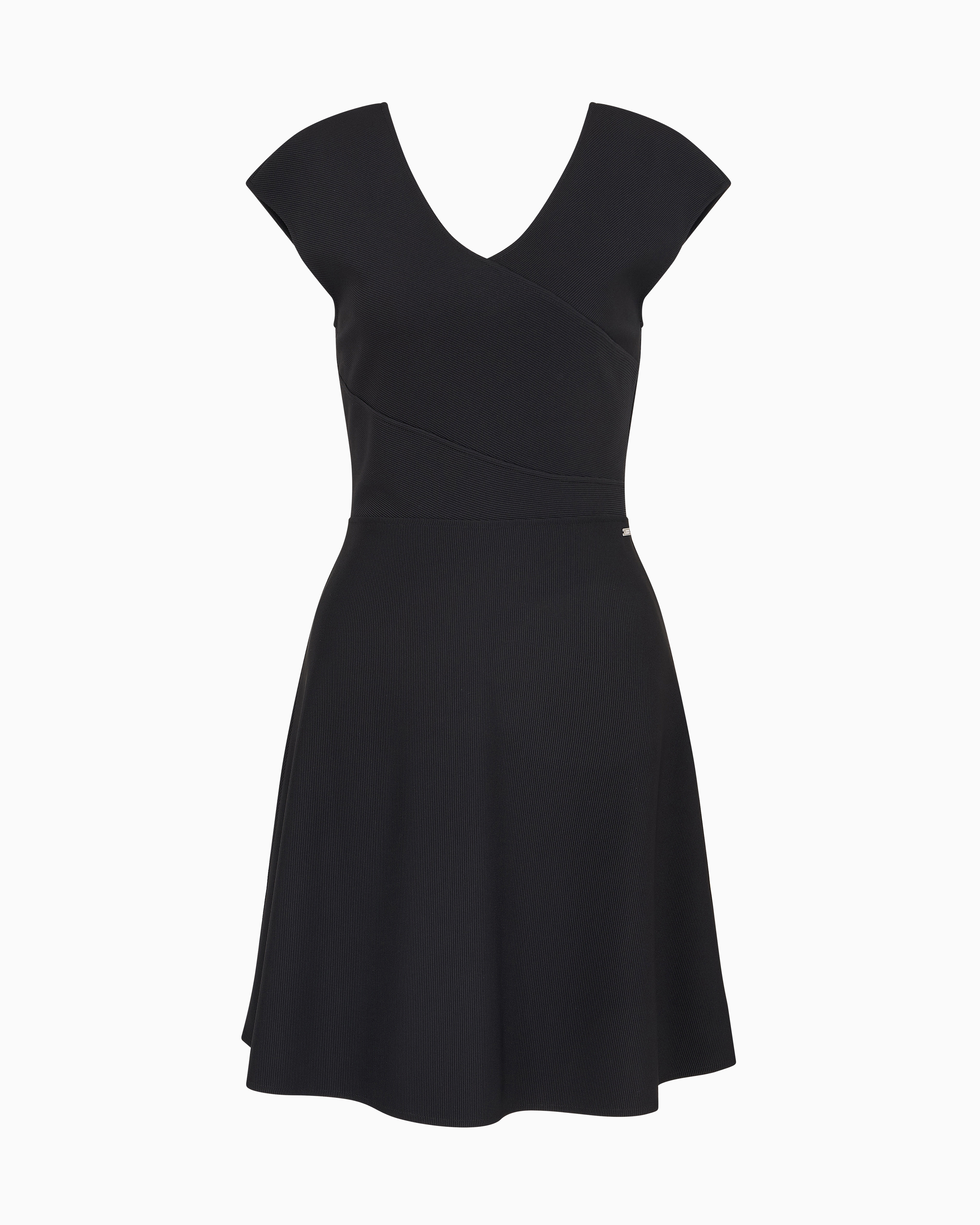 Armani Exchange - Short Dresses, Woman, Black, Size: