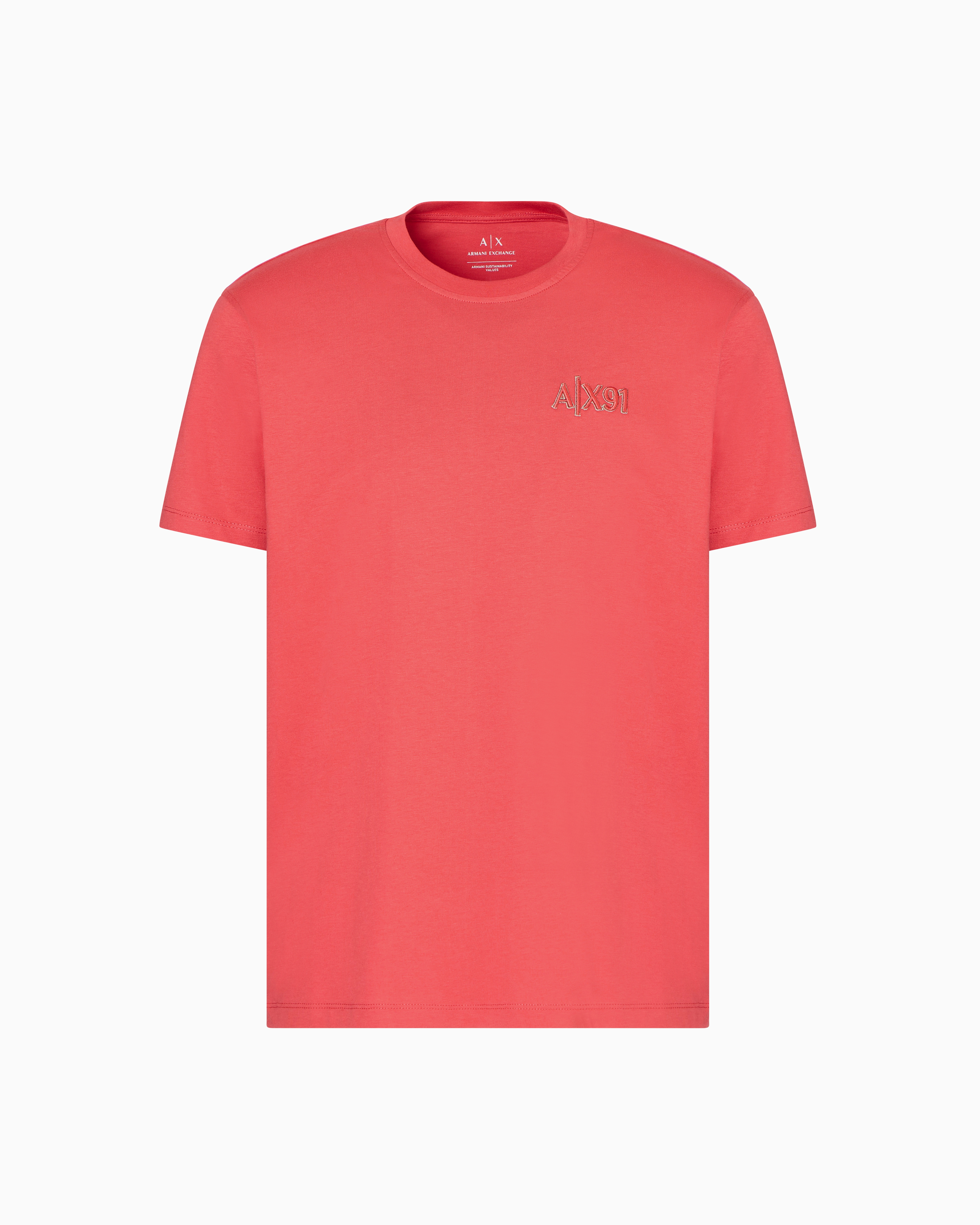 Armani Exchange - ASV Regular Fit T-Shirt, Man, Red, Size: