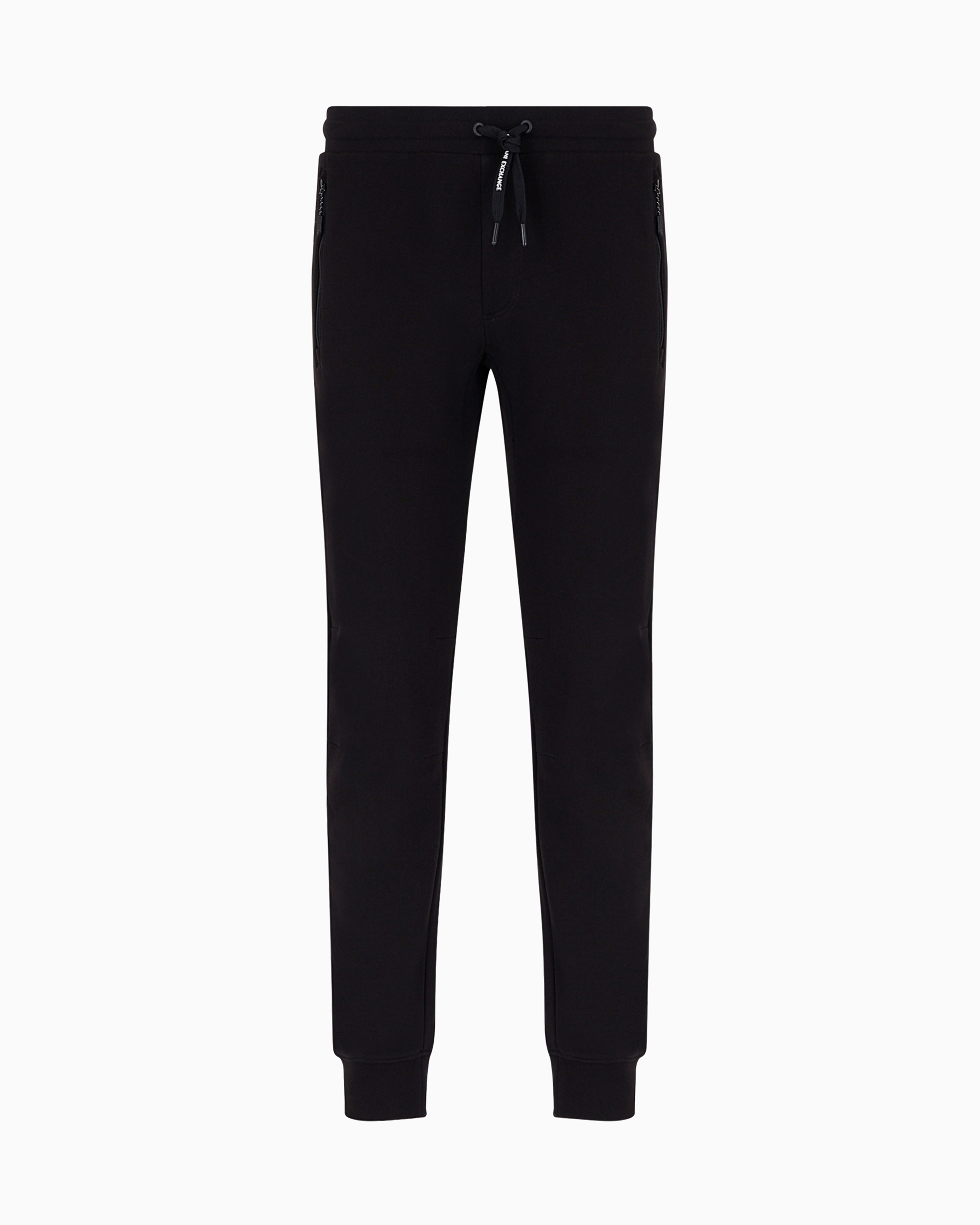Soft yarn jogger pants with logo
