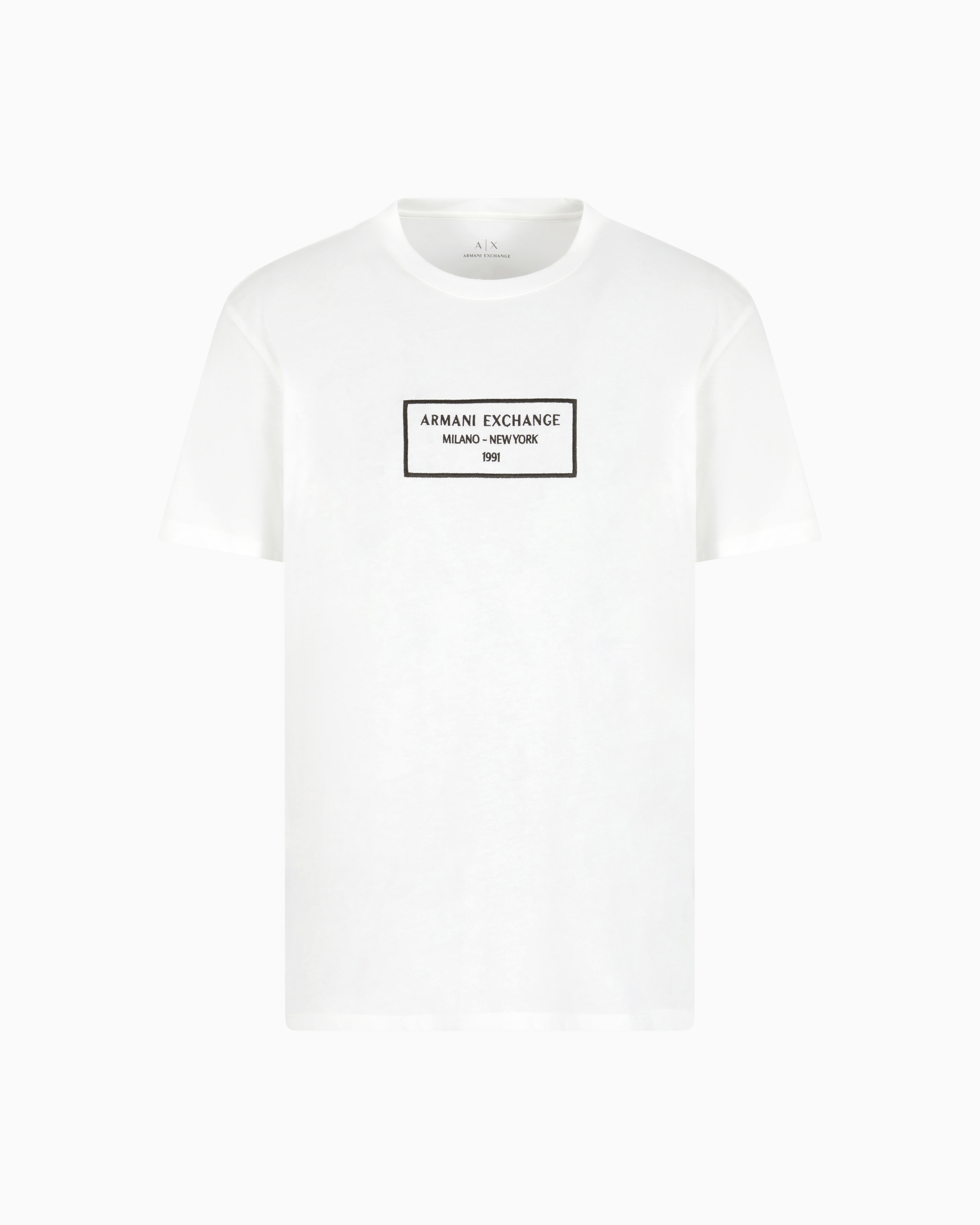 Armani Exchange - Regular fit Milan New York t-shirt, Man, White, Size:
