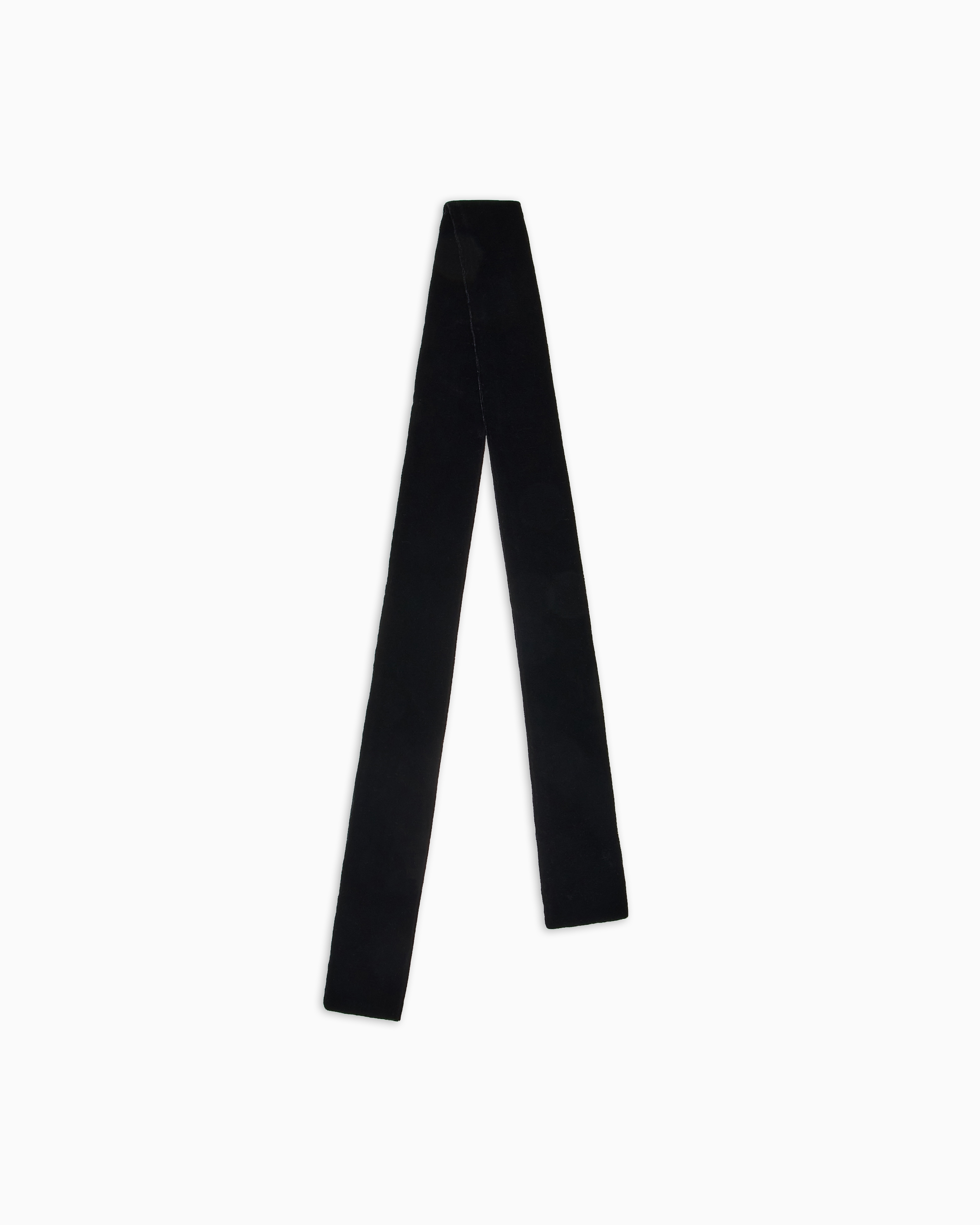 Emporio Armani - Velvet bow tie, Man, Black, Size: TU