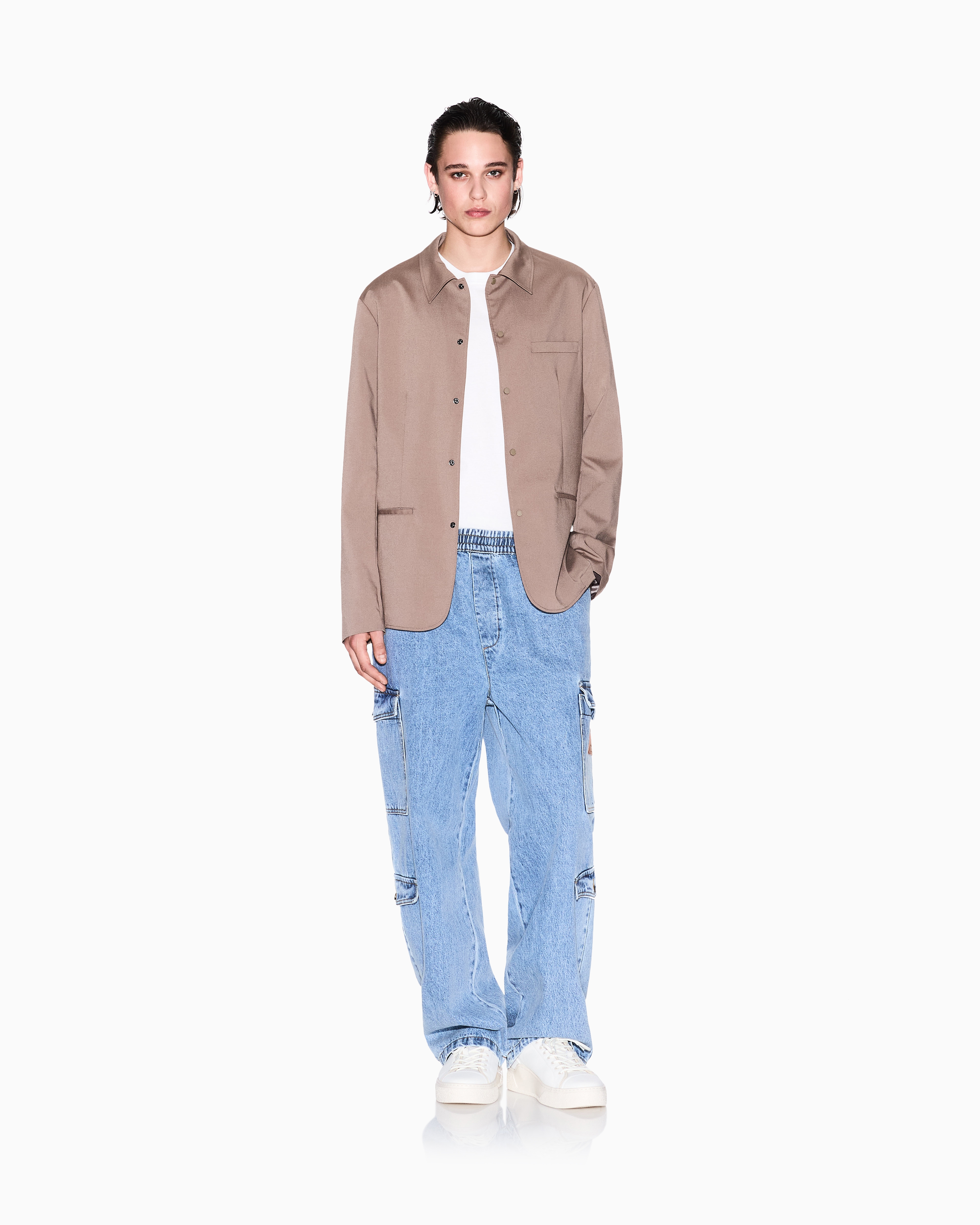 Armani Exchange - ASV Regular Fit T-Shirt, Man, White, Size: