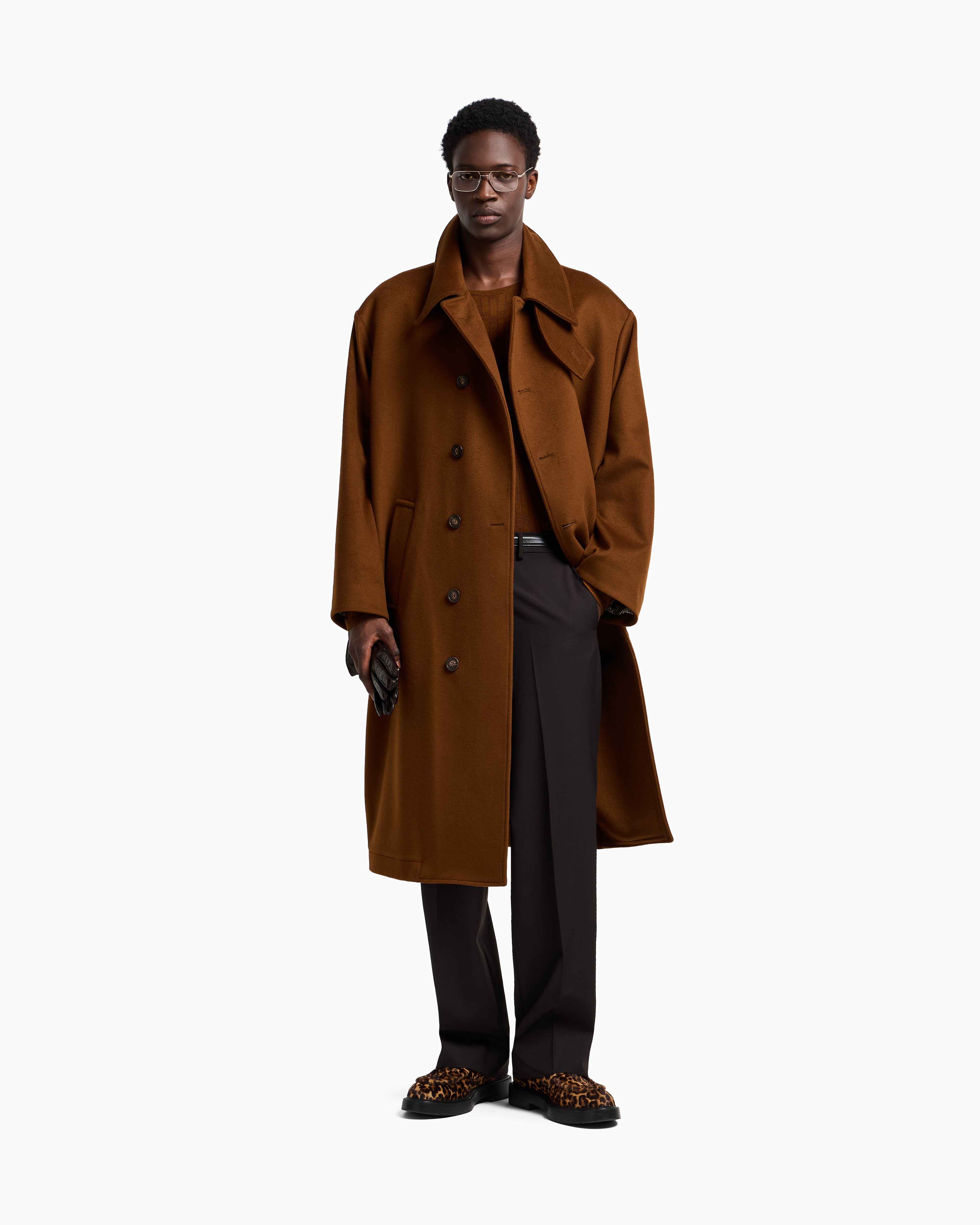 【美品】EMPOLO ARMANI メンズニッ52 EM002477_AF19551_U6135_D_FW202