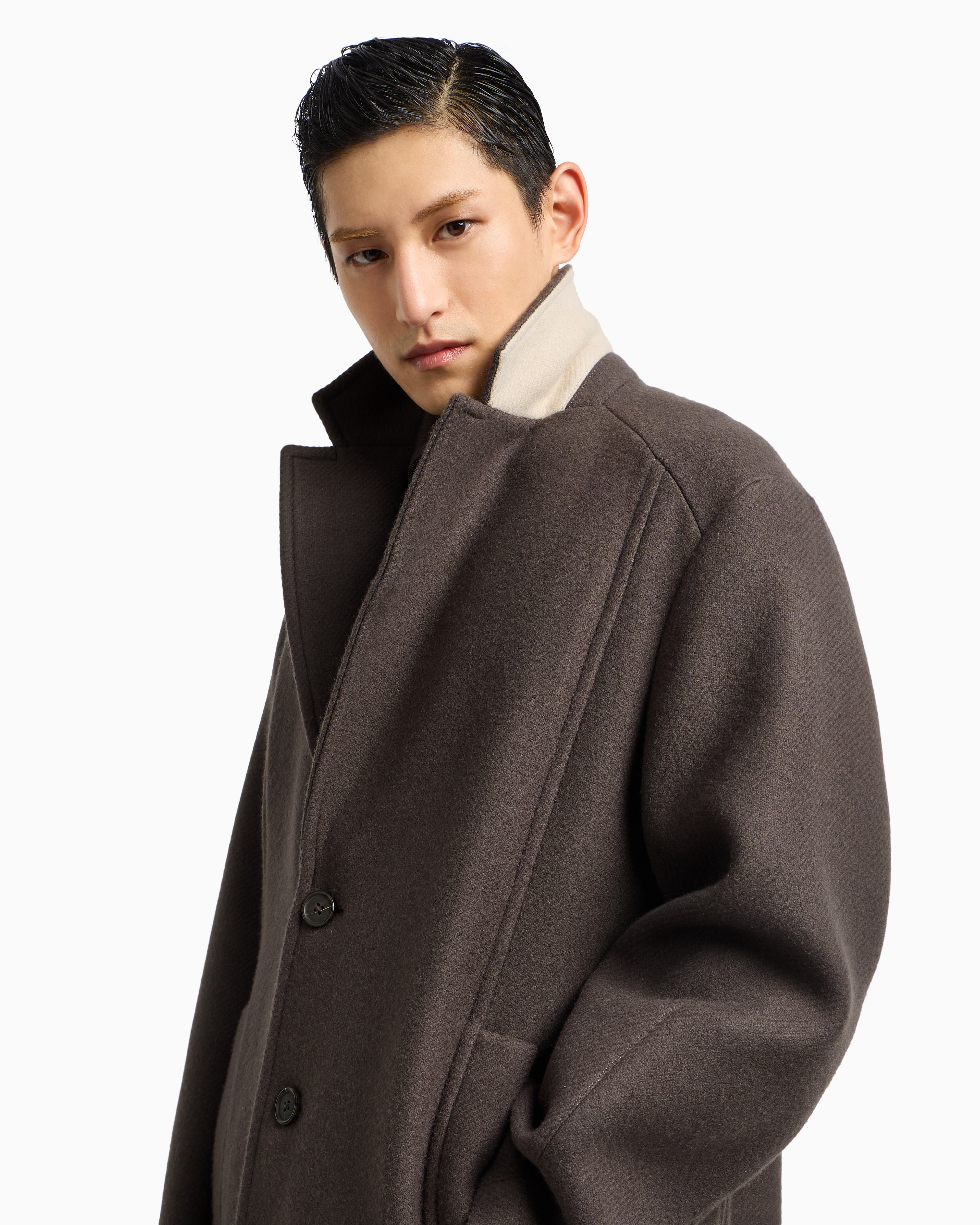 コート バージンウール ツイルクロス ディッキー | Emporio Armani