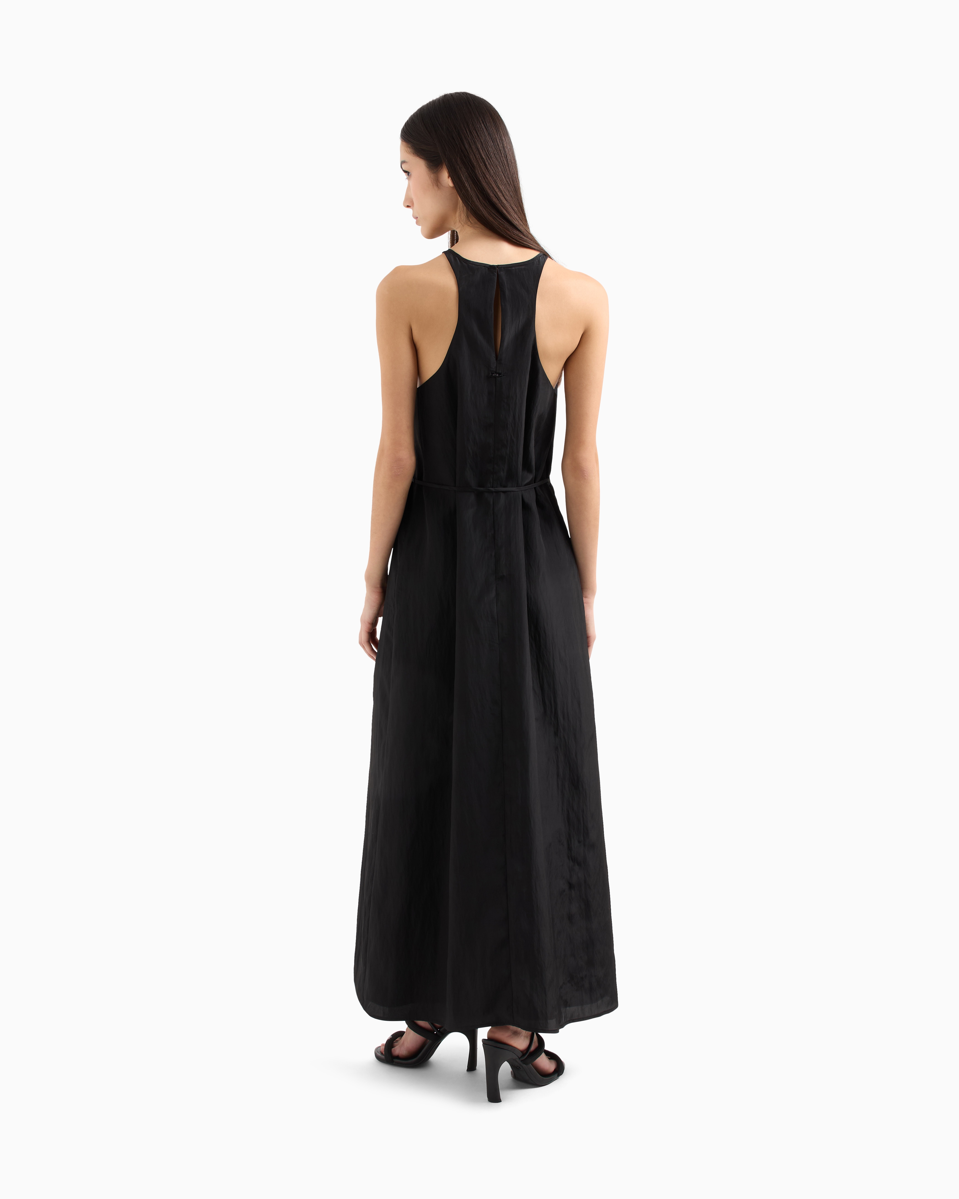 Long dress with cut out and slit