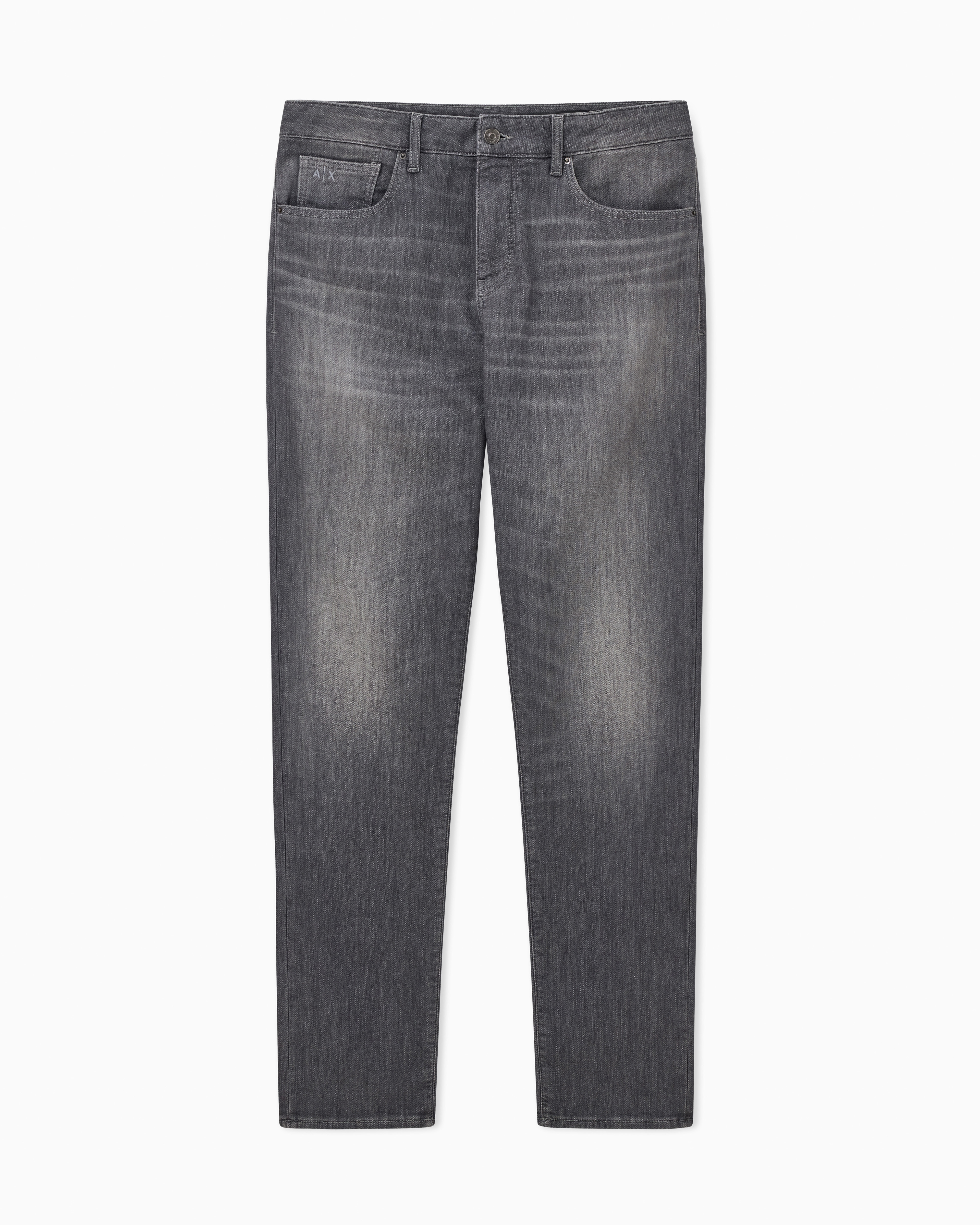 Armani Exchange - Slim Jeans, Man, Grey, Size: