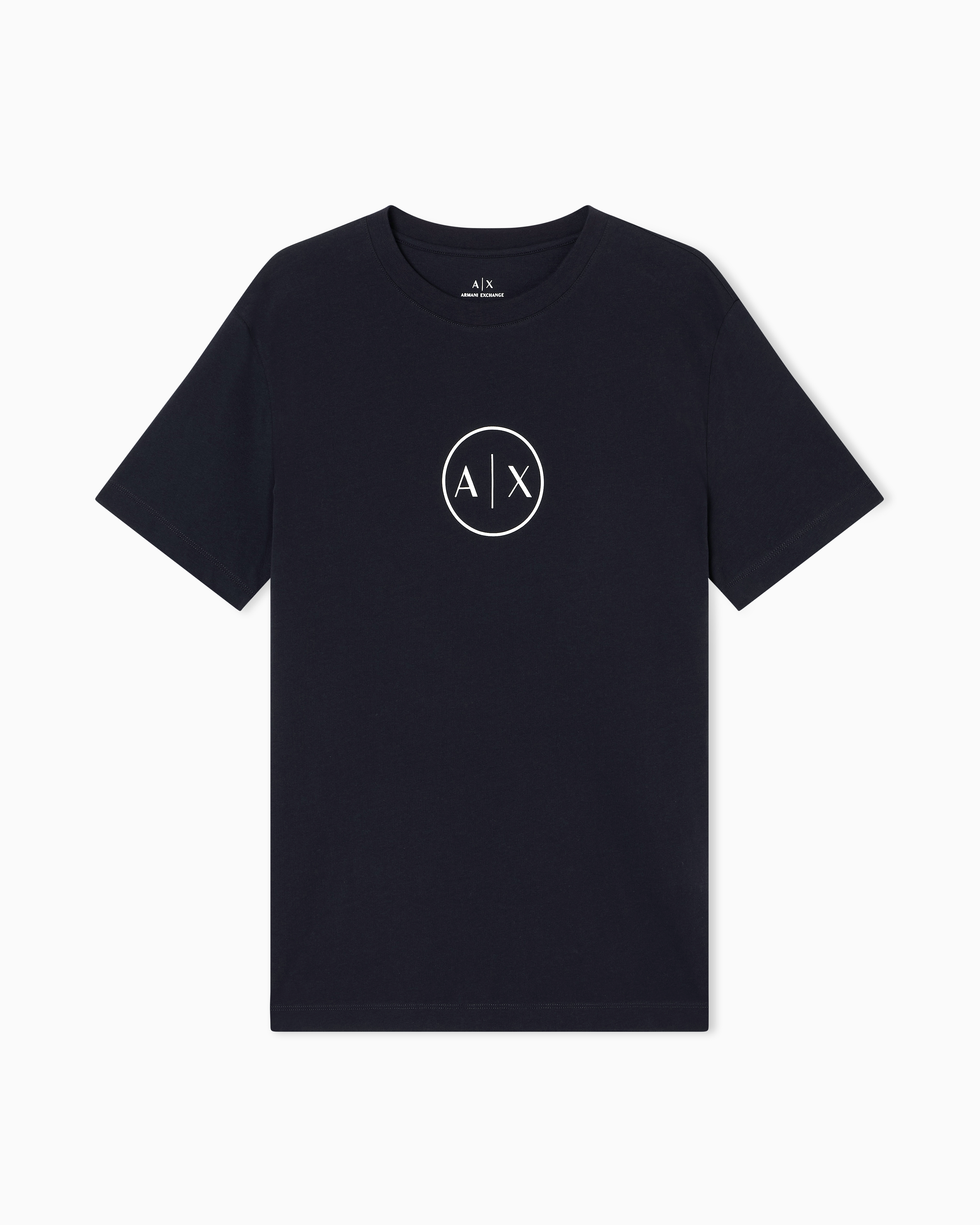 Regular fit T-shirt with round logo