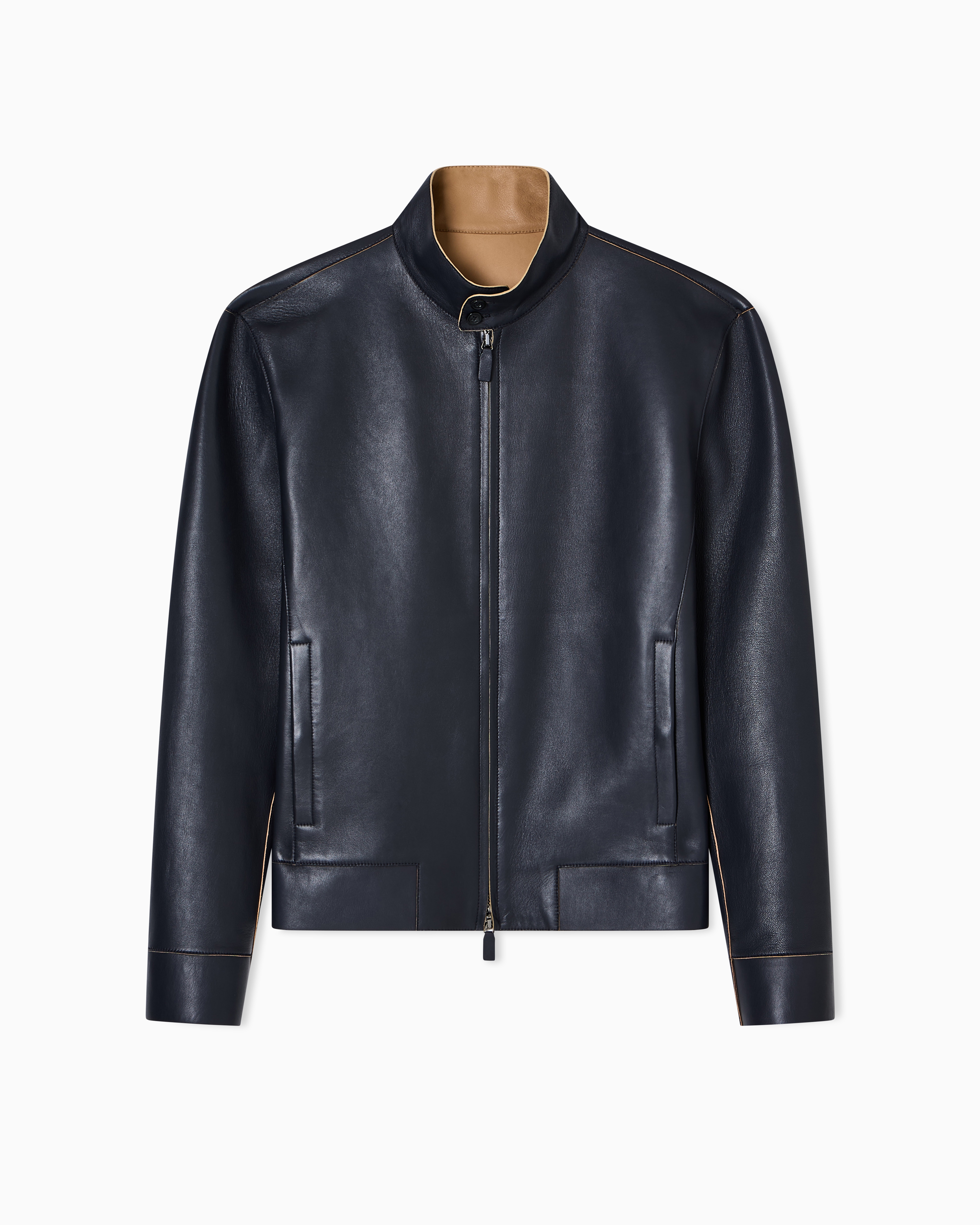 ジャケット・アウター emporio armani wool leather jacket 11aw undefined