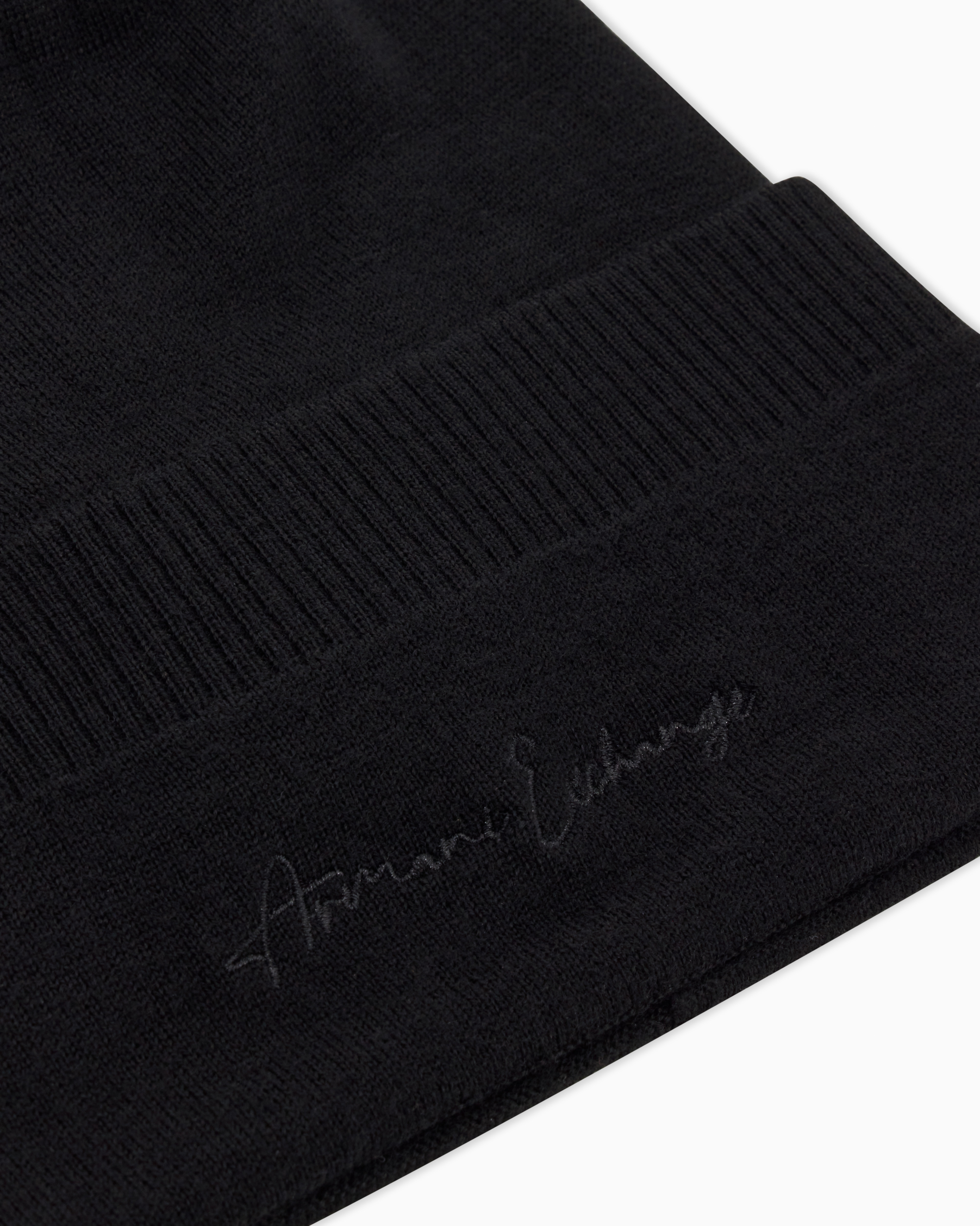 Armani Exchange - Beanies, Woman, Black, Size: TU