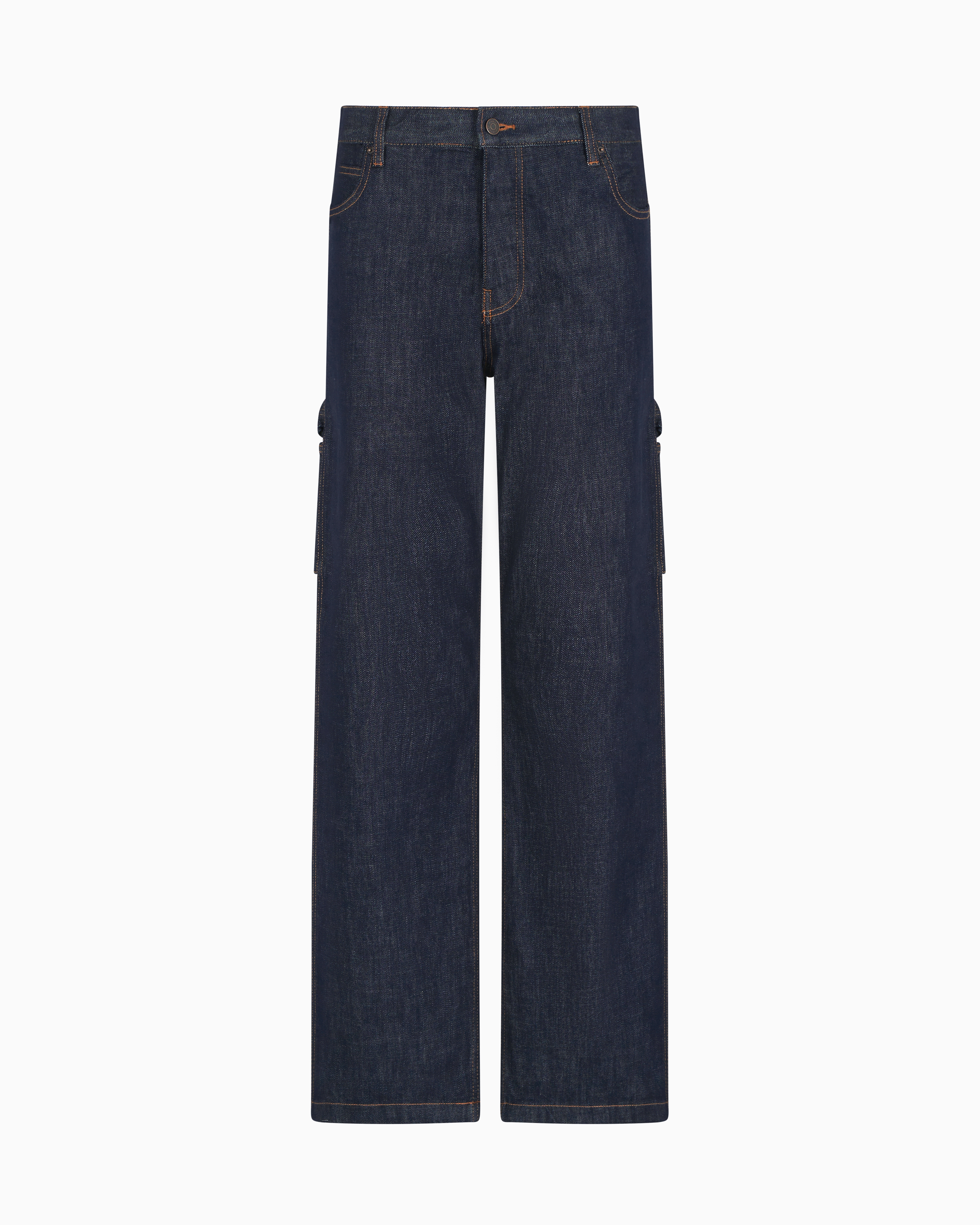 Armani Exchange - J87 regular fit jeans with side details, Man, Blue, Size: