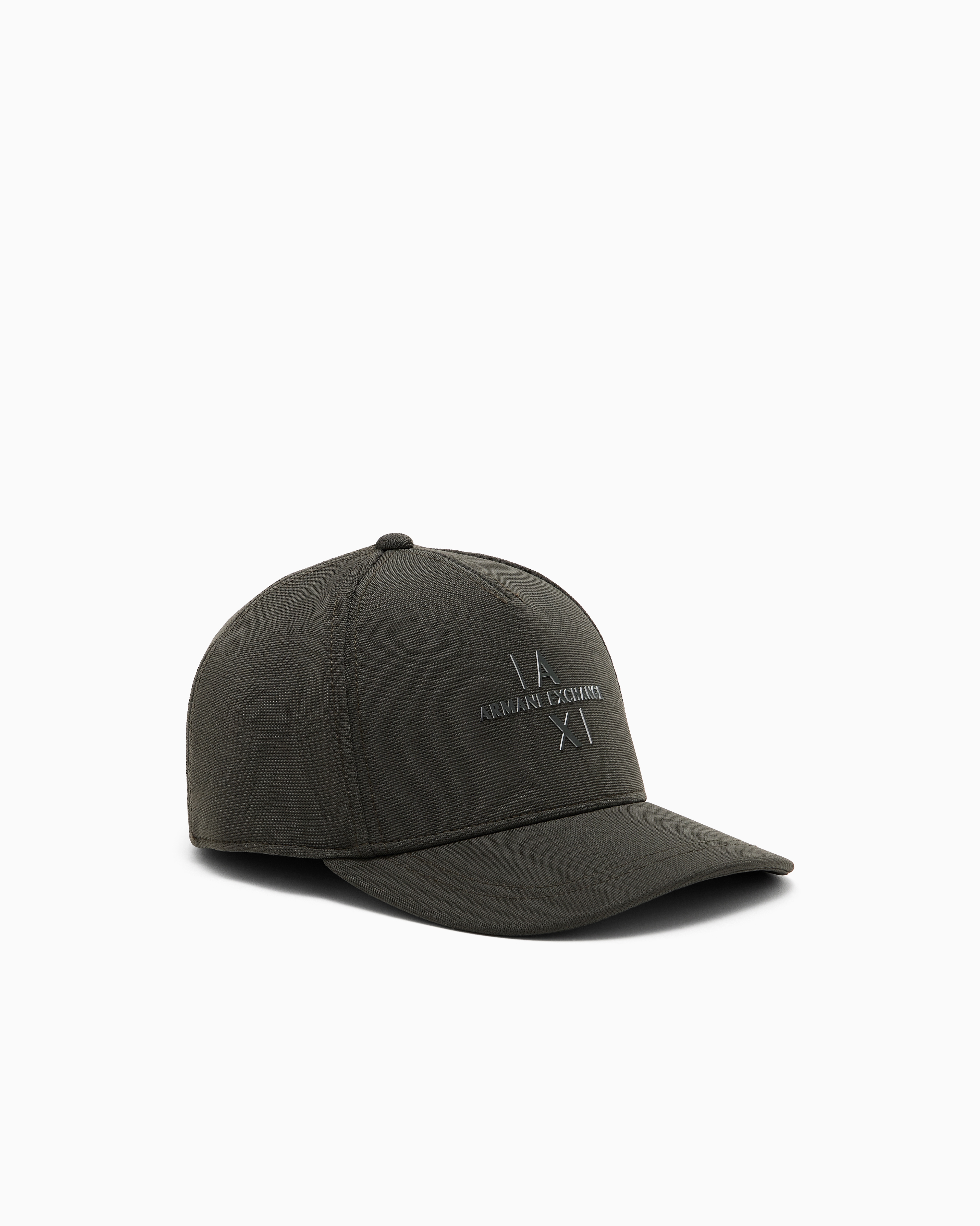 Armani Exchange - Cap with visor and logo, Man, Green, Size: L/XL