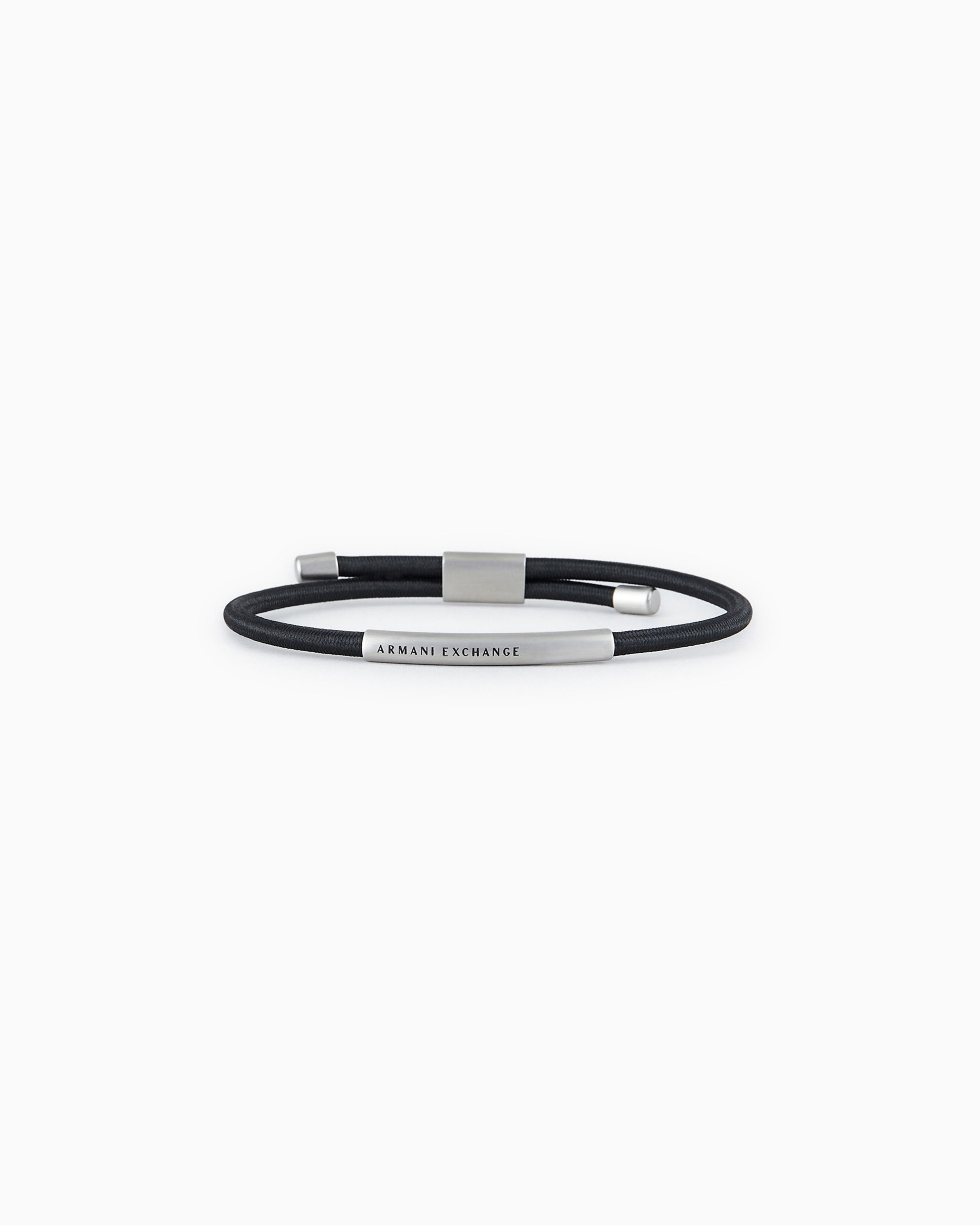 Armani Exchange Multicolored Steel And Eco-Leather Bracelet