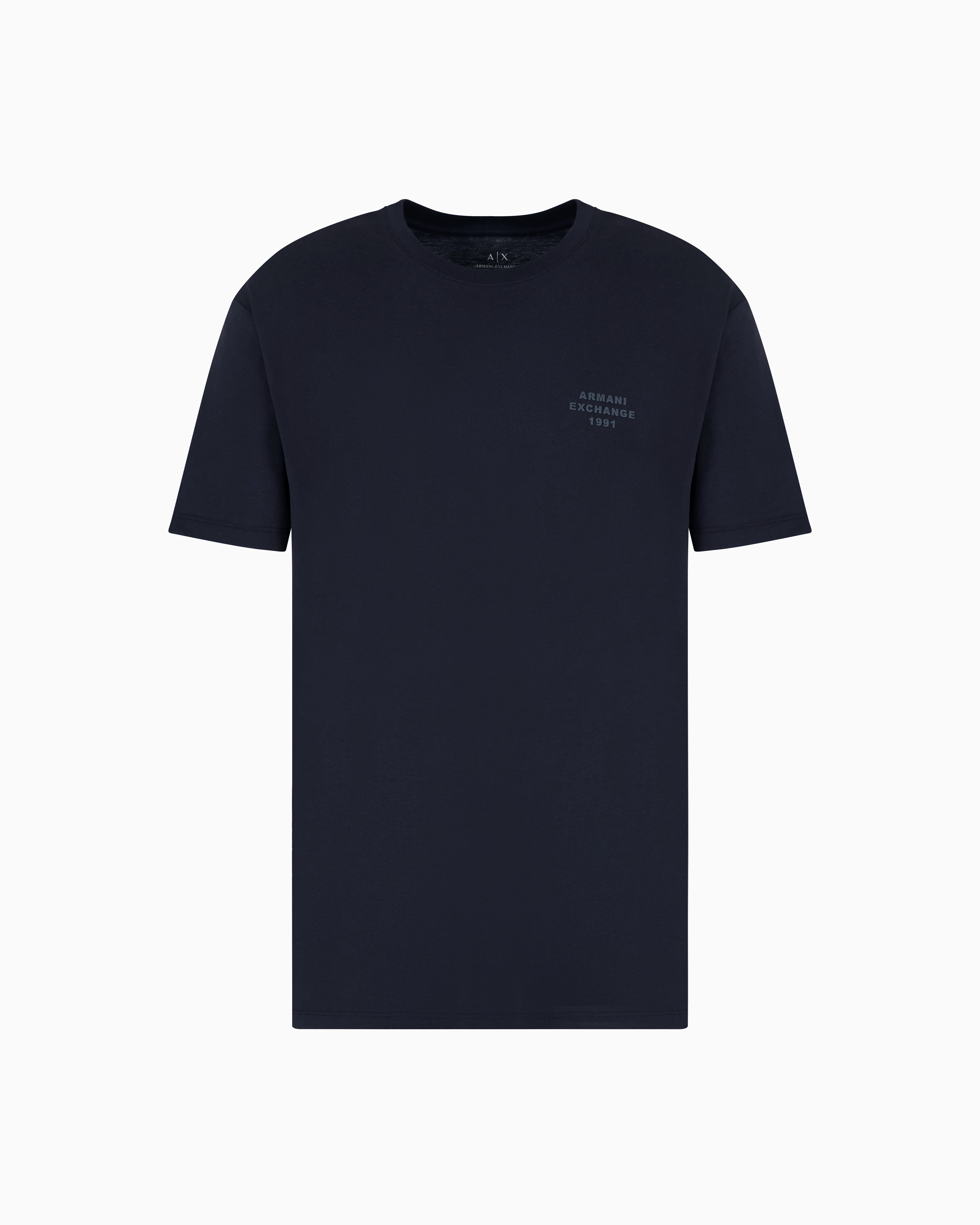 Armani Exchange - Regular fit basic t-shirt, Man, Navy Blue, Size: