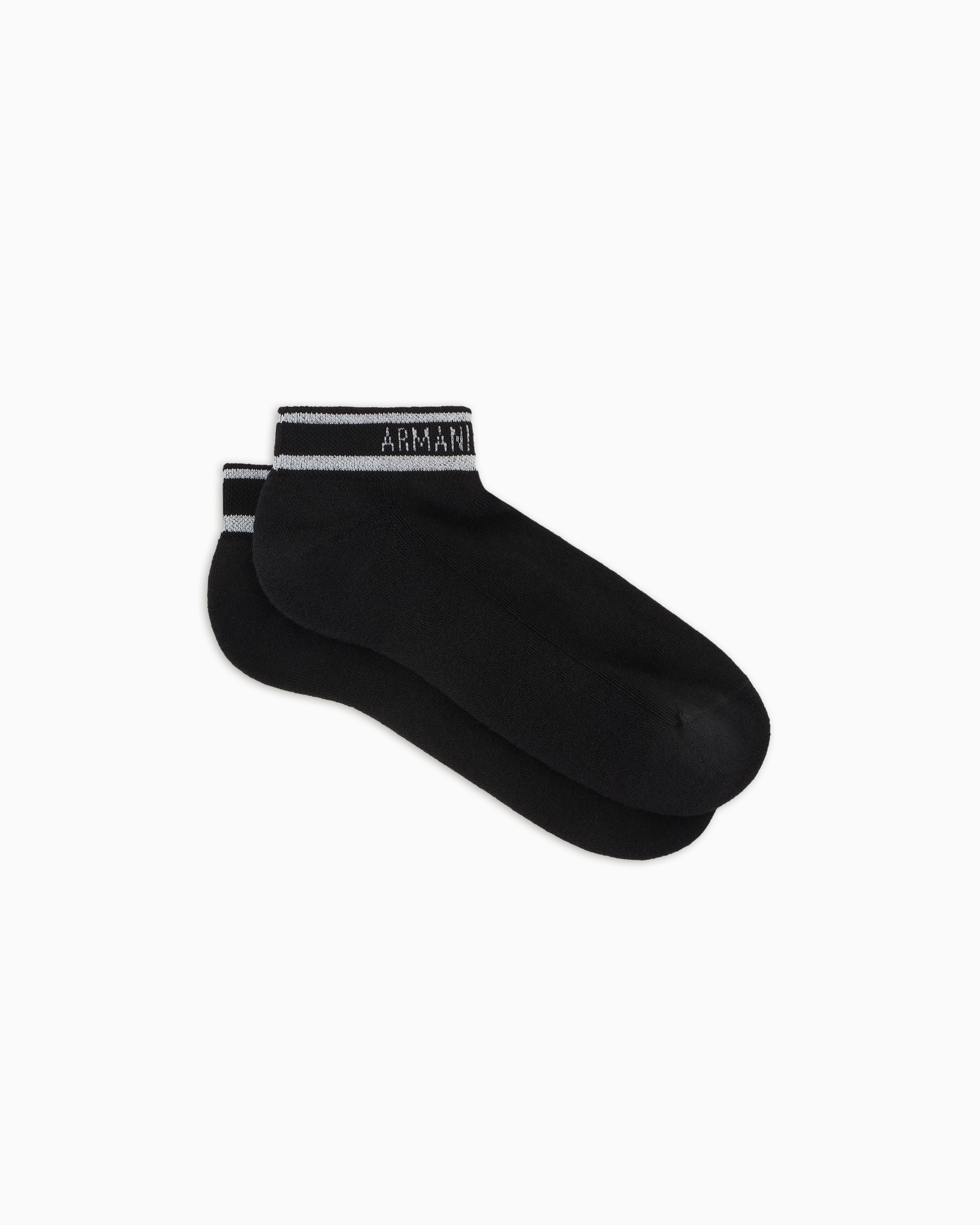 Short socks with logo