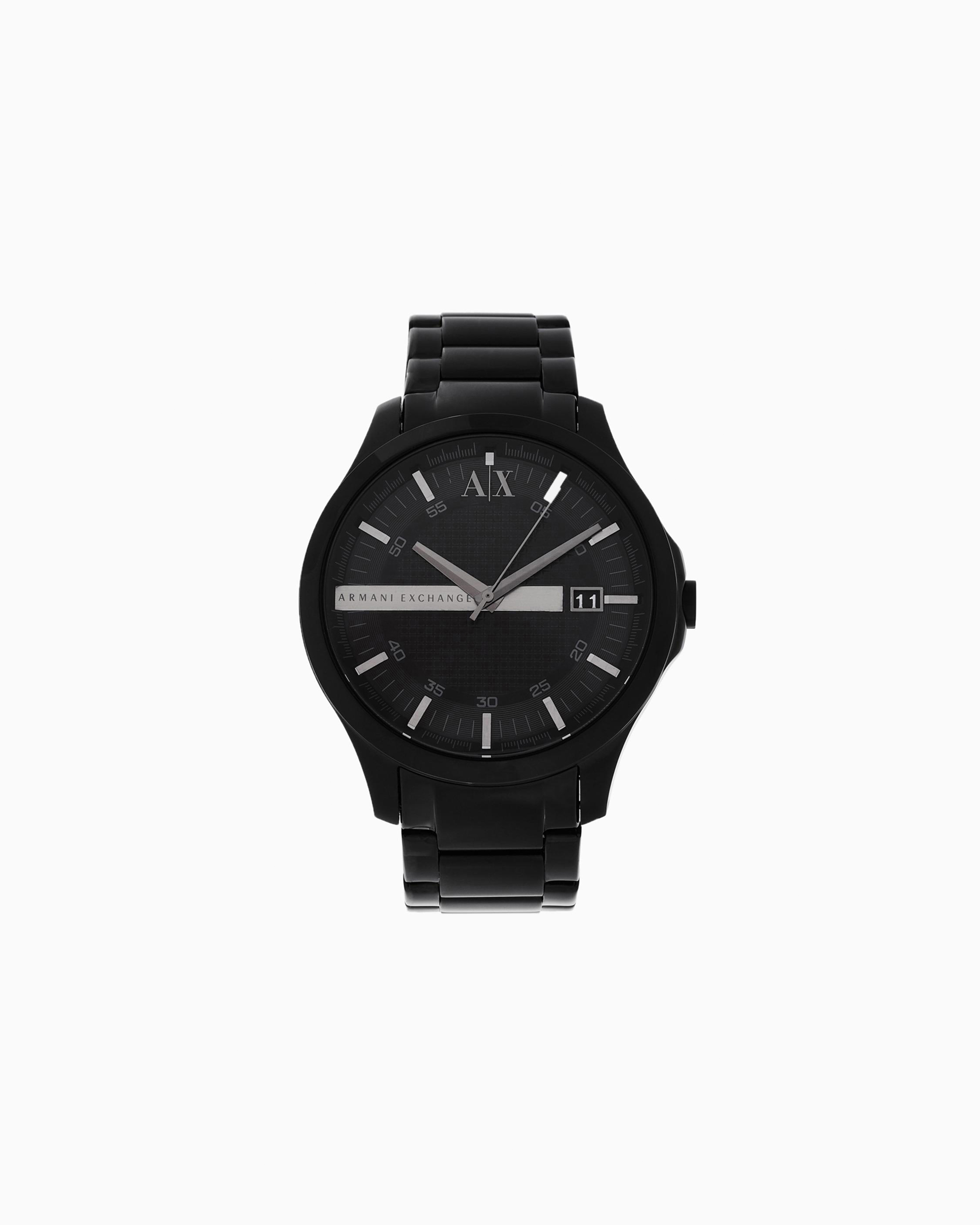 Armani Exchange - Three-hand watch with steel strap, Man, Multicolored, Size: TU