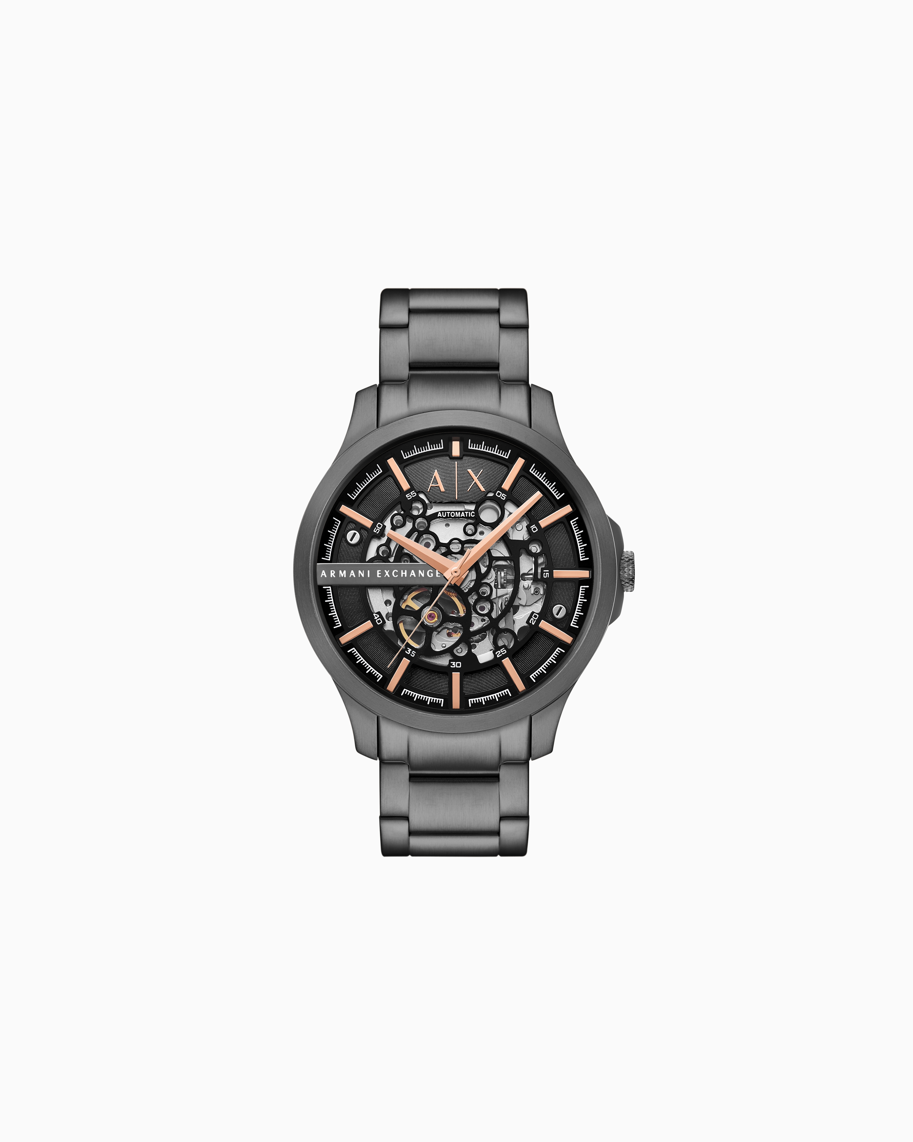 Armani Exchange -  Chronograph Black Stainless Steel Watch, Man, Multicoloured, Size: TU