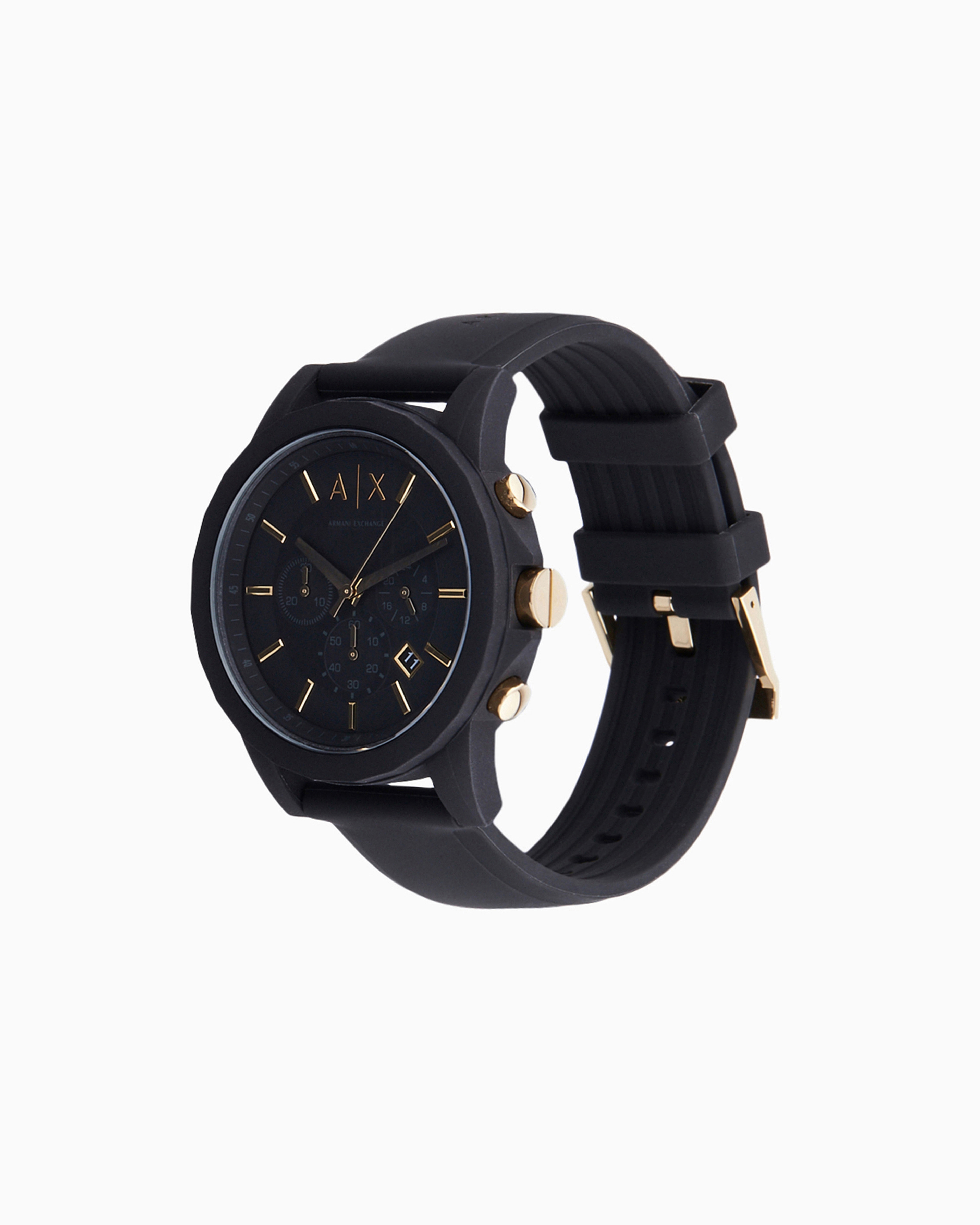 Watch and luggage tag set Armani Exchange