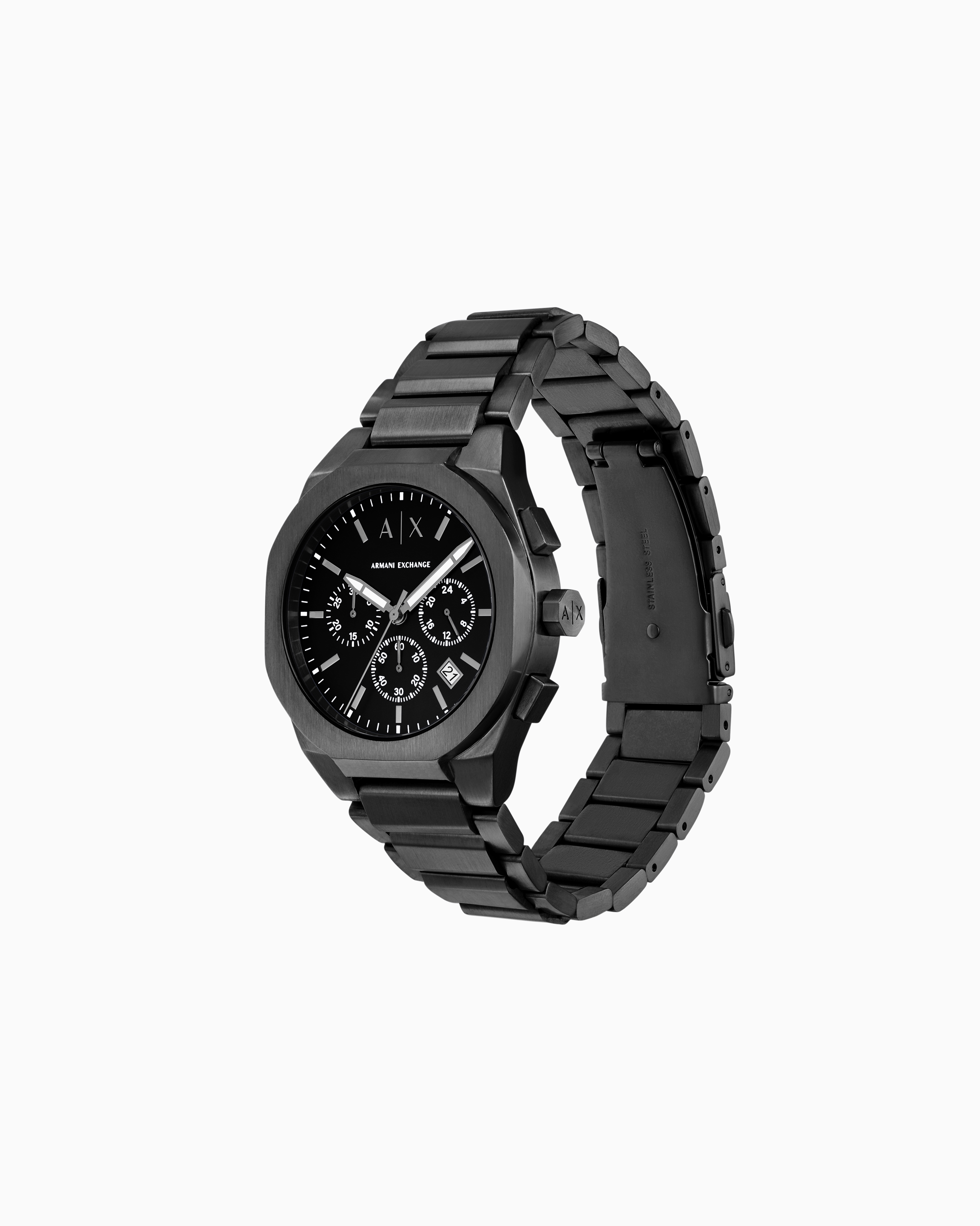 Armani Exchange - Steel Strap Watches, Man, Multicoloured, Size: TU