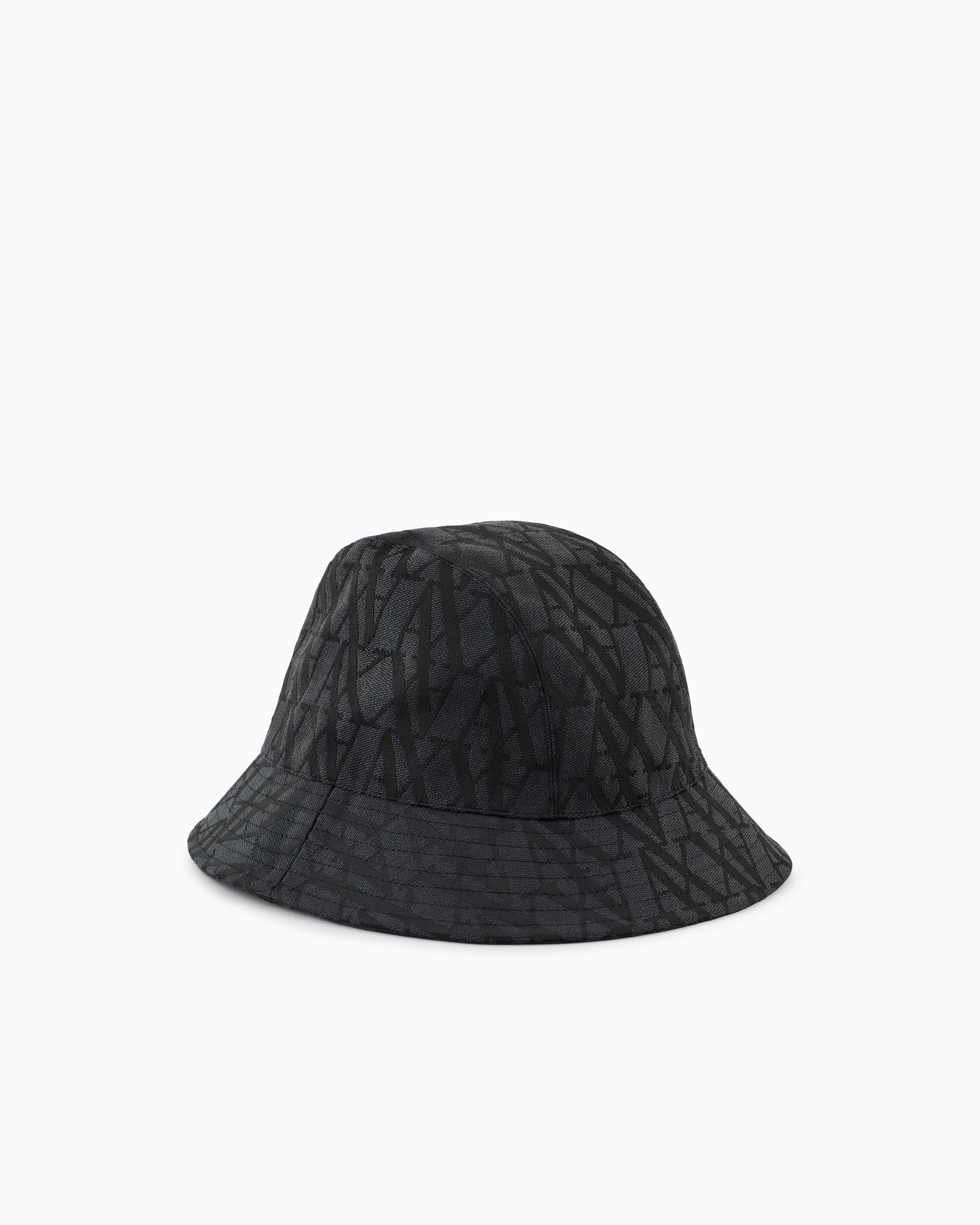 Bucket hat with all-over logo