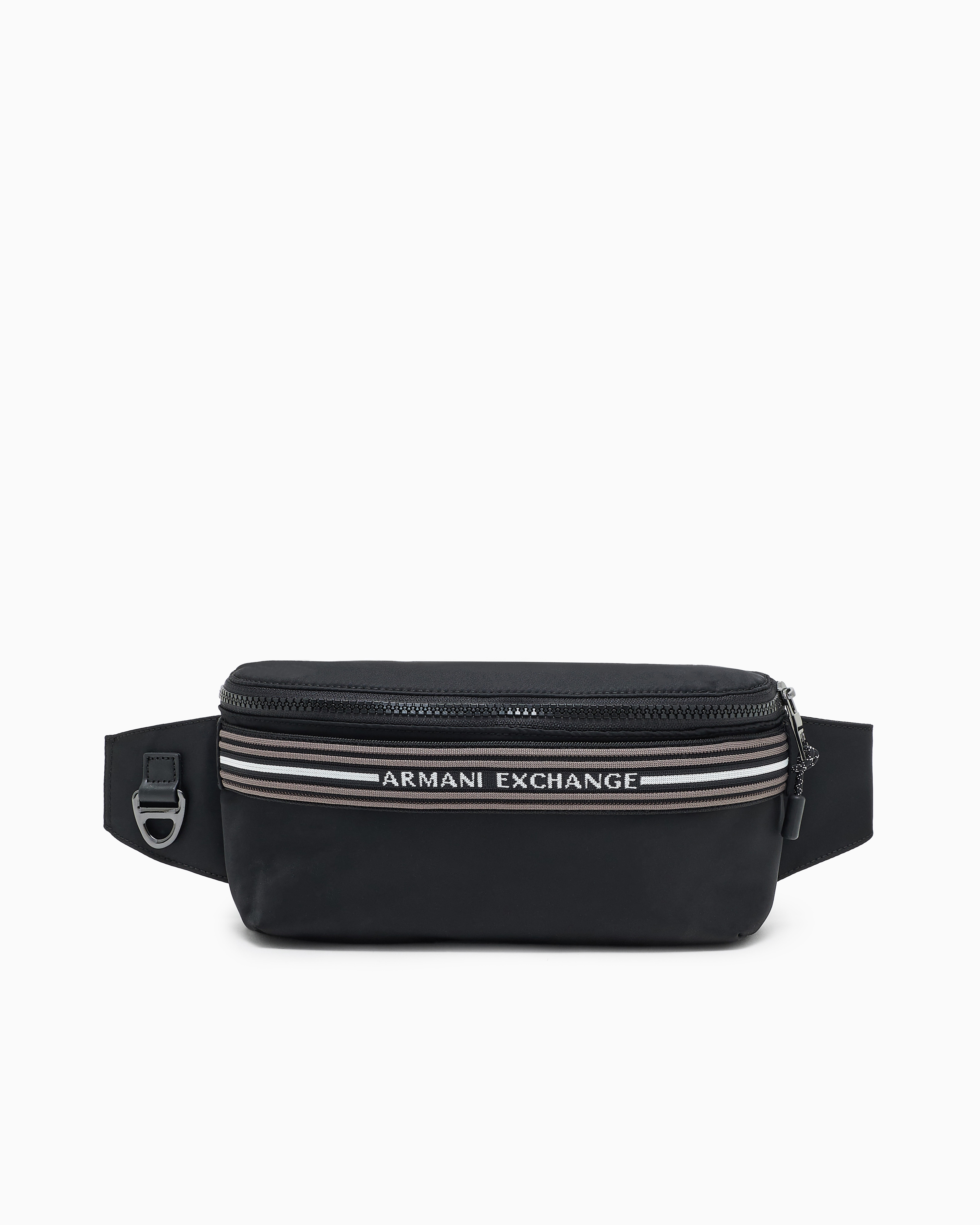 Logo stripe pouch