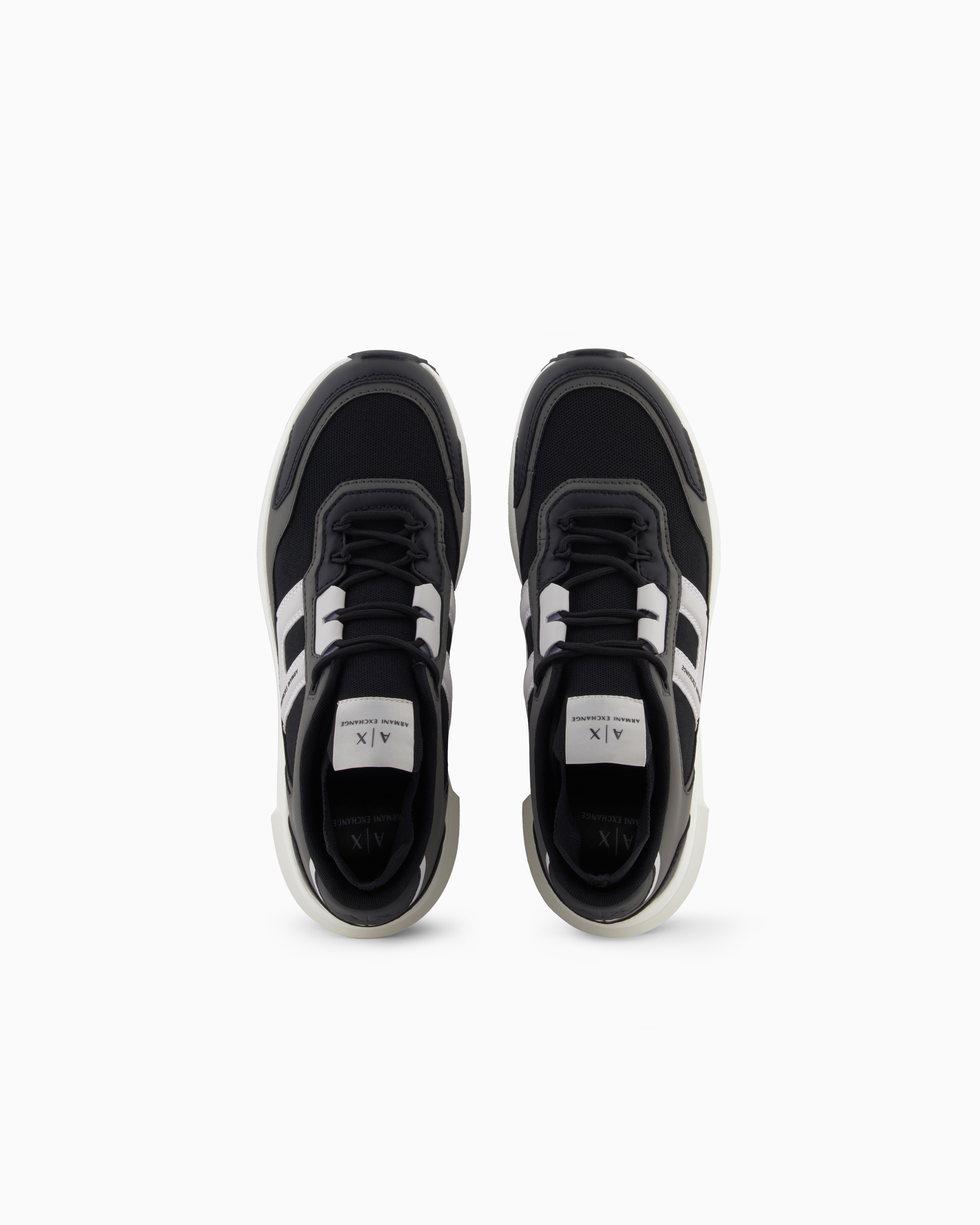 Armani Exchange - Sneakers with contrasting details, Man, Grey, Size: