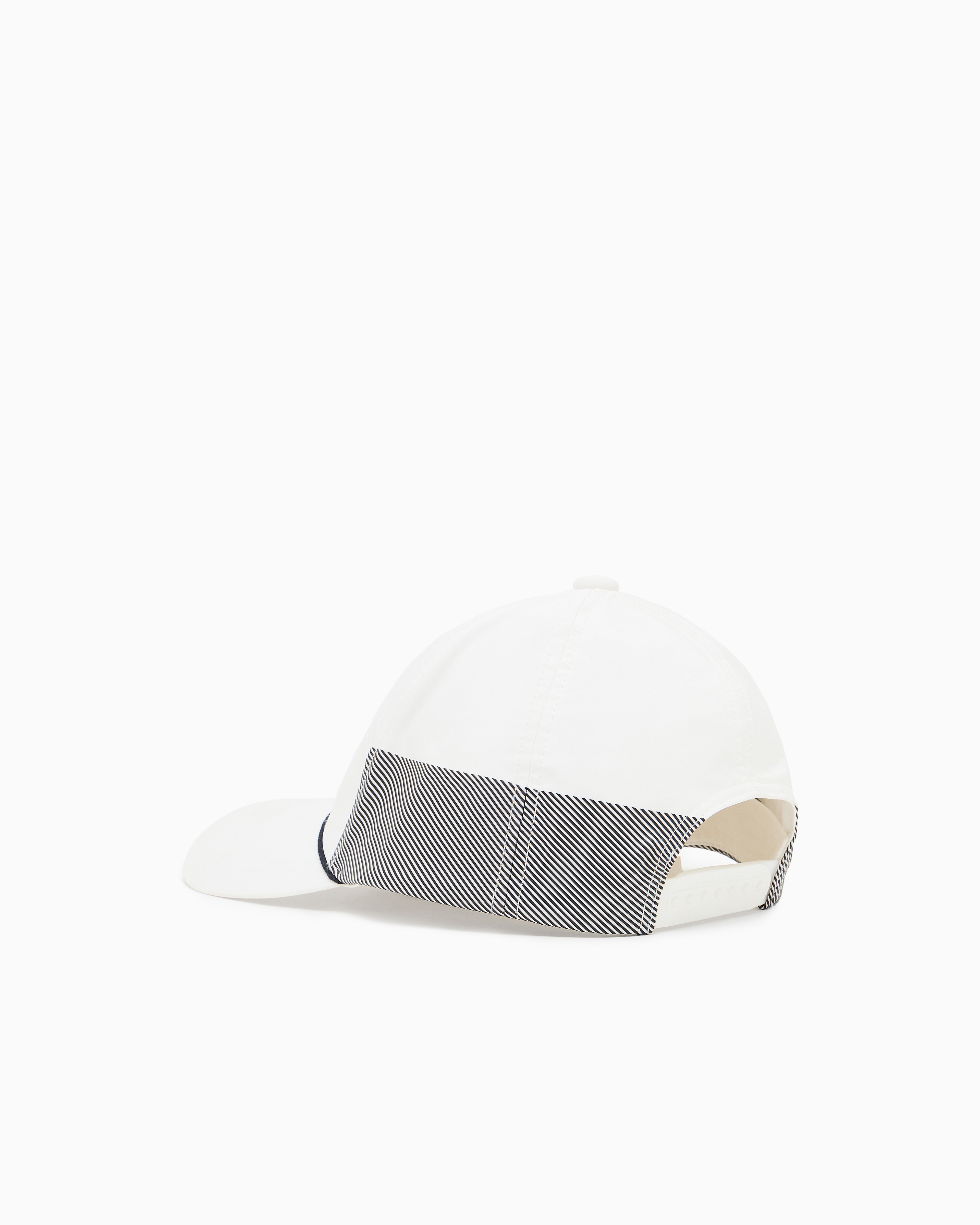 Armani Exchange - NY Logo Visor Hat, Man, White, Size: TU
