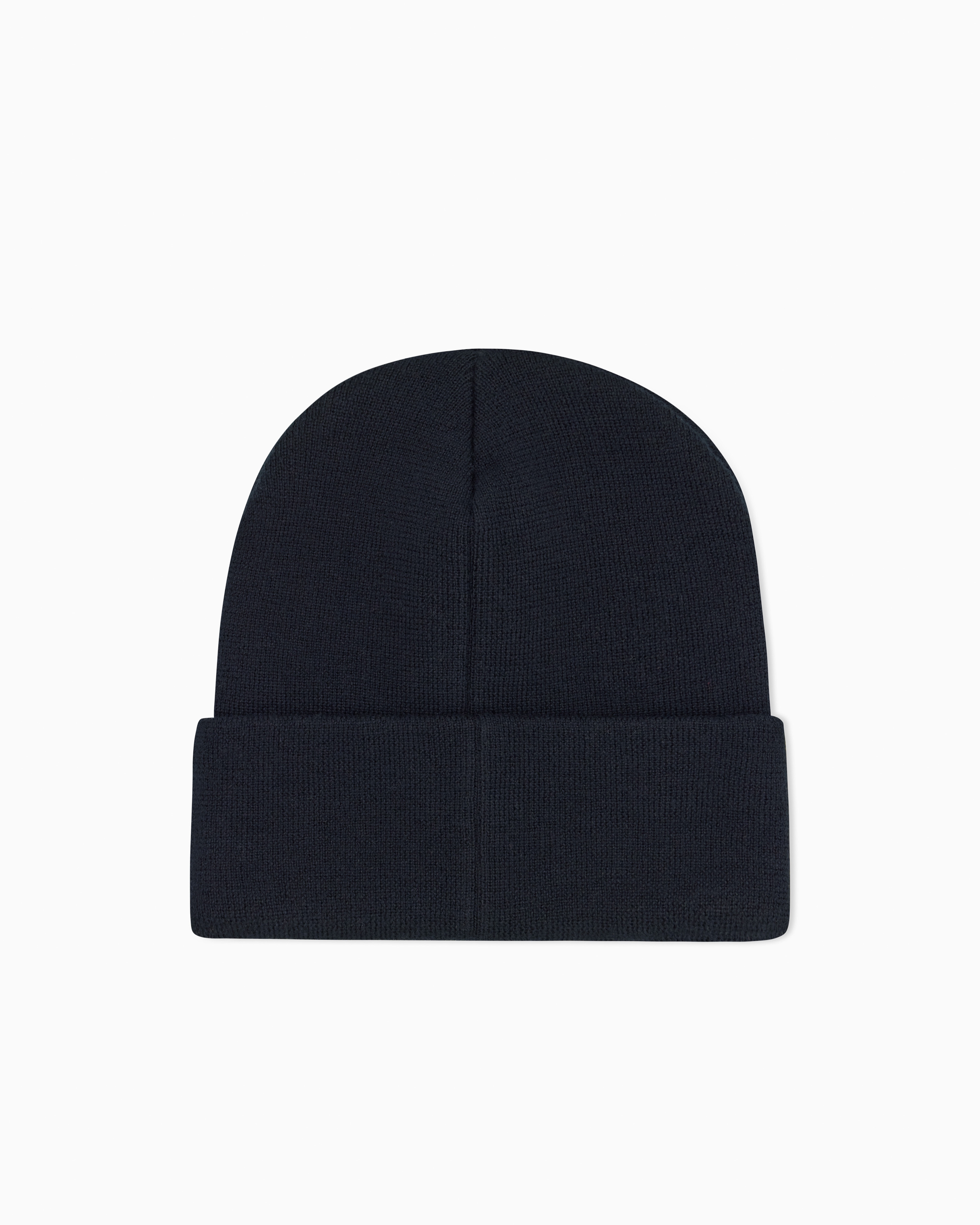 Armani Exchange - Beanie Hat Milano / New York ASV, Man, Navy Blue, Size: TU