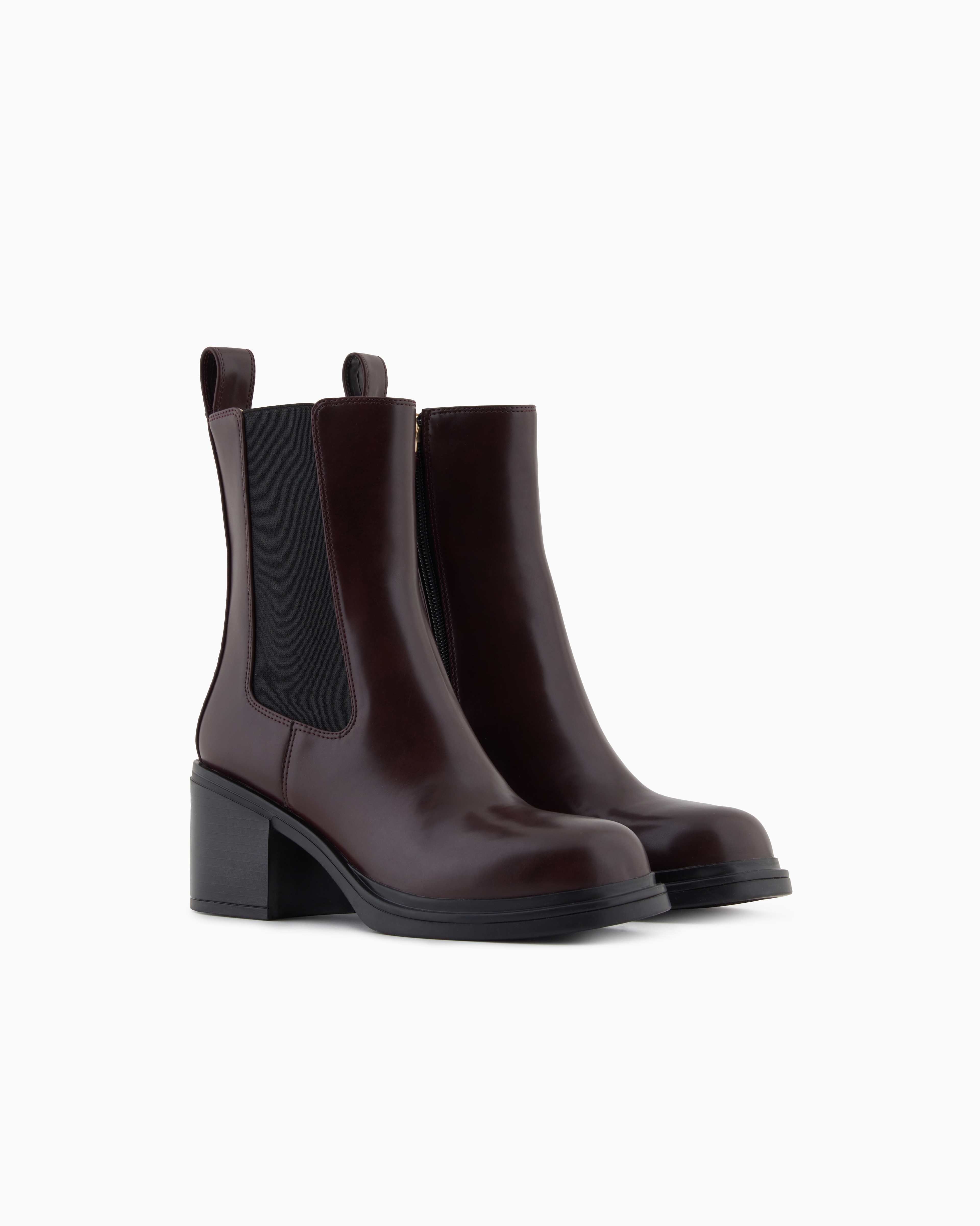 Armani Exchange - Booties, Woman, Burgundy, Size: