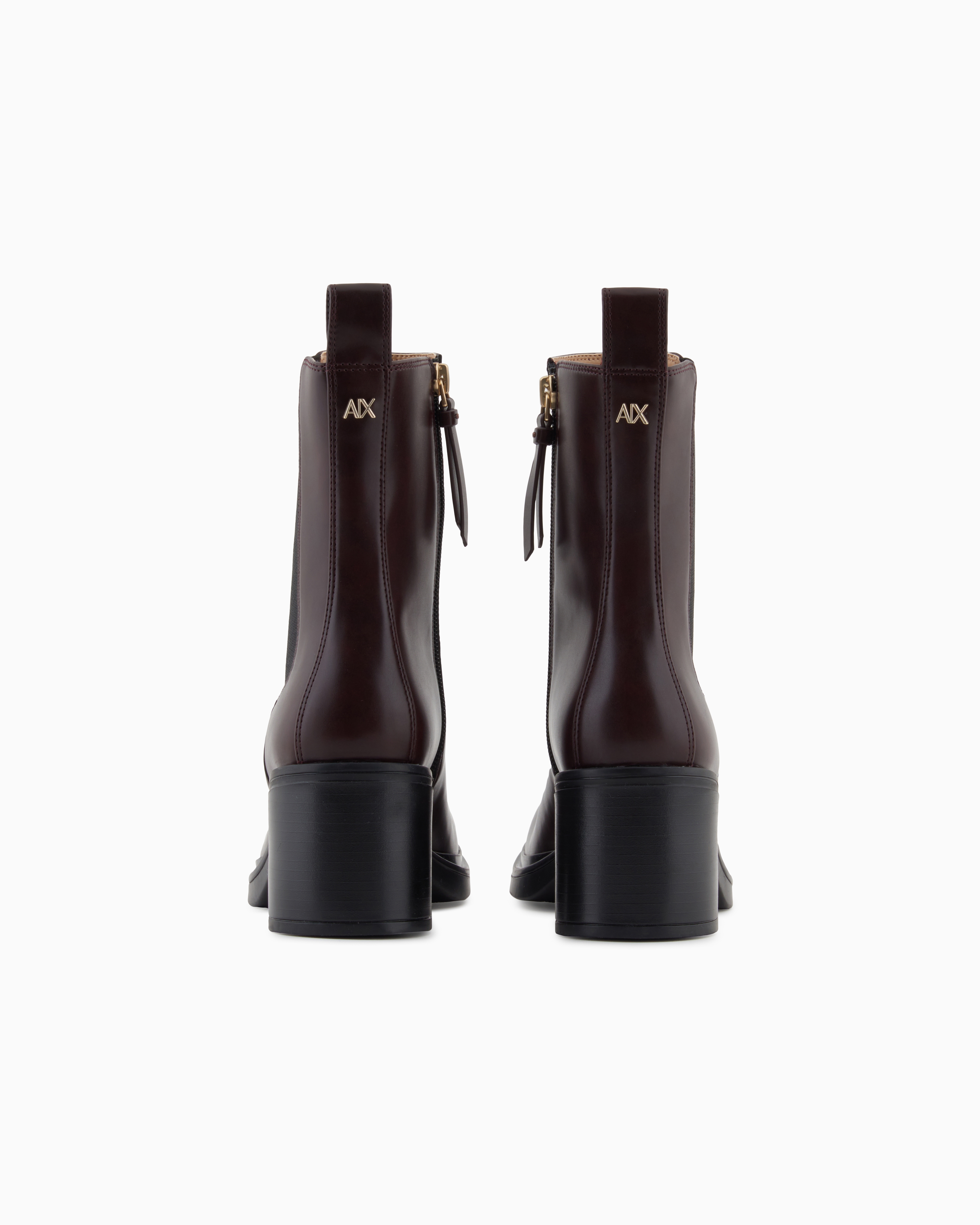 Armani Exchange - Booties, Woman, Burgundy, Size: