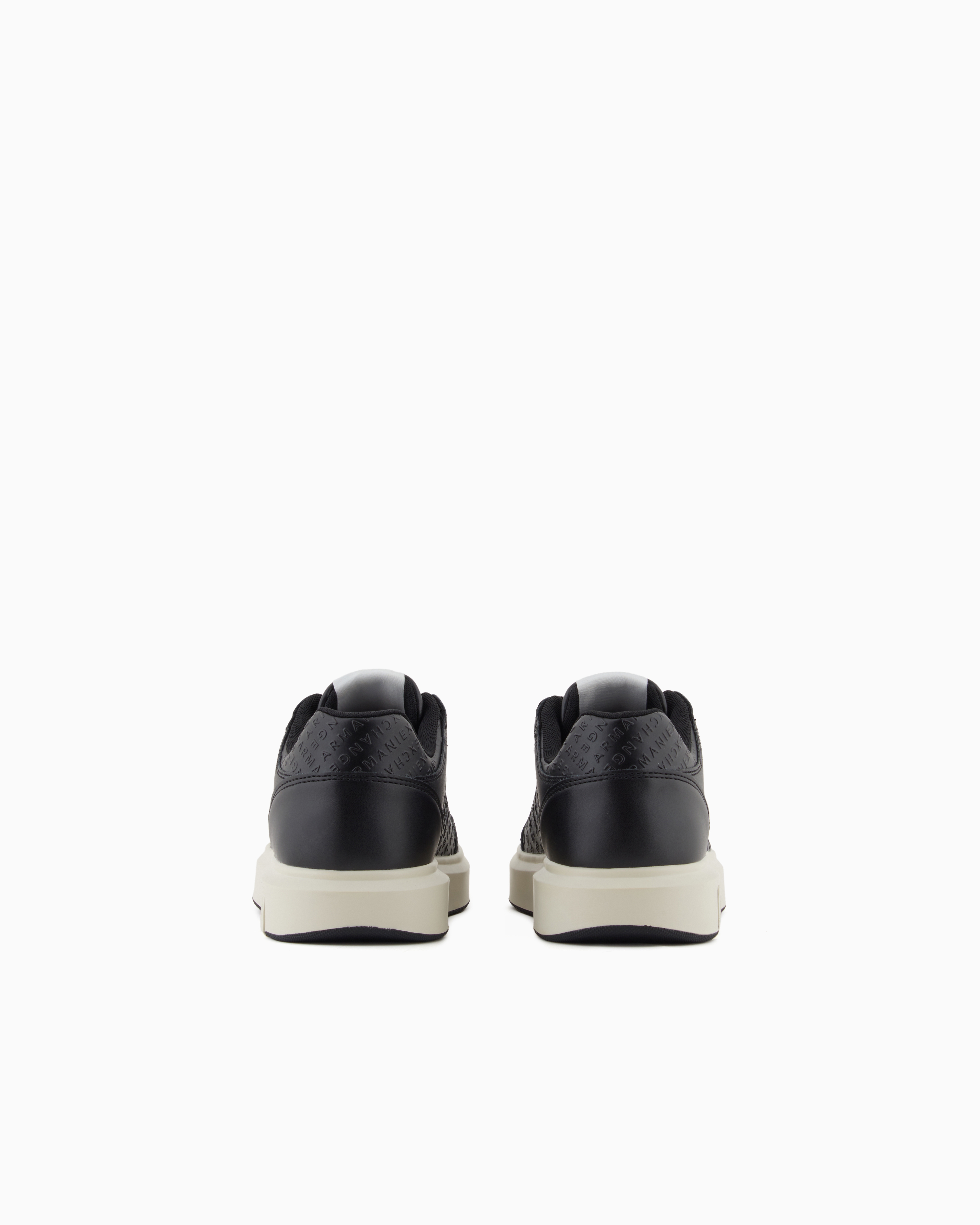 Sneakers with allover logo | Armani Exchange