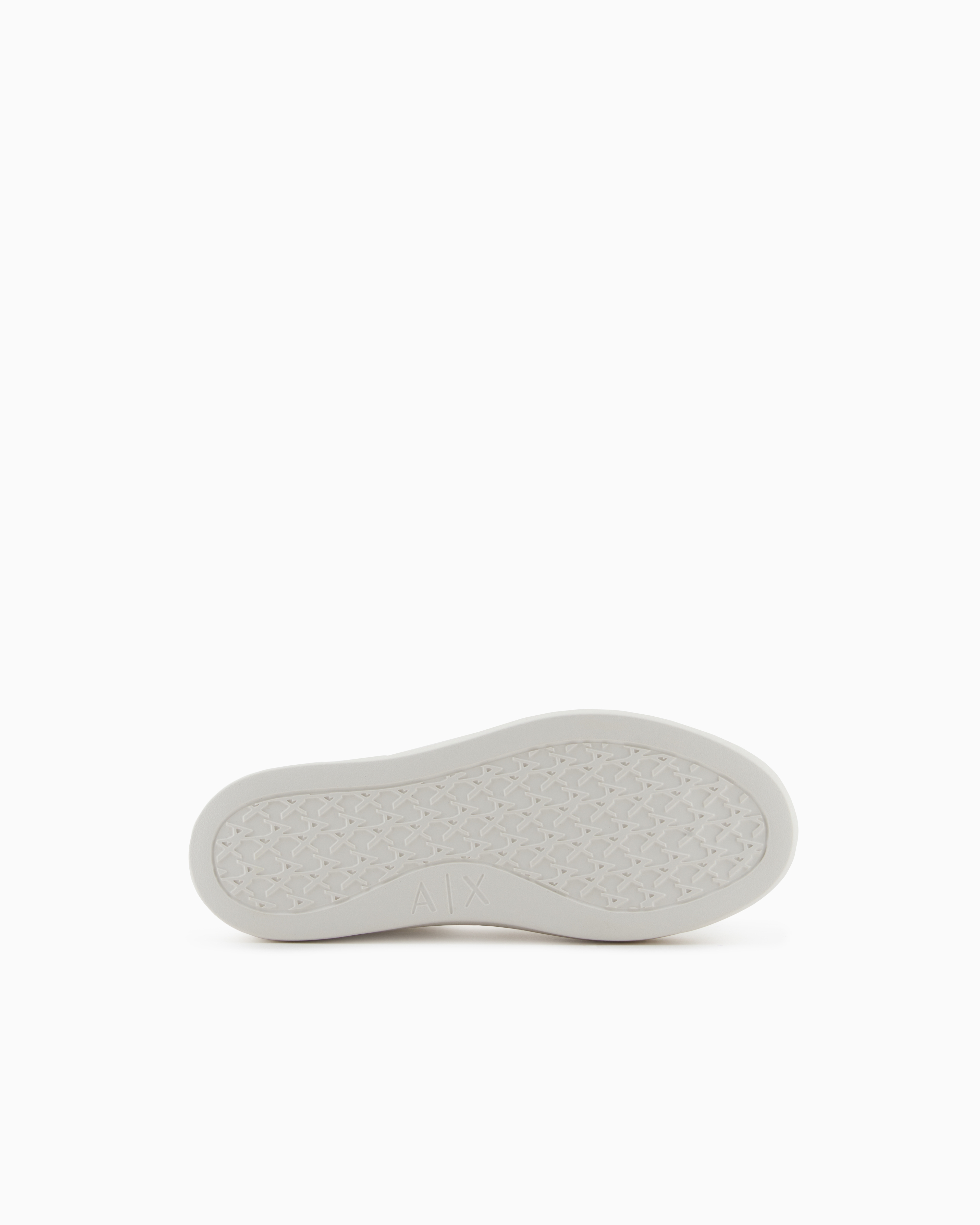 Armani Exchange - ALL OVER EMBOSSED LOGO SNEAKERS, Woman, White, Size: