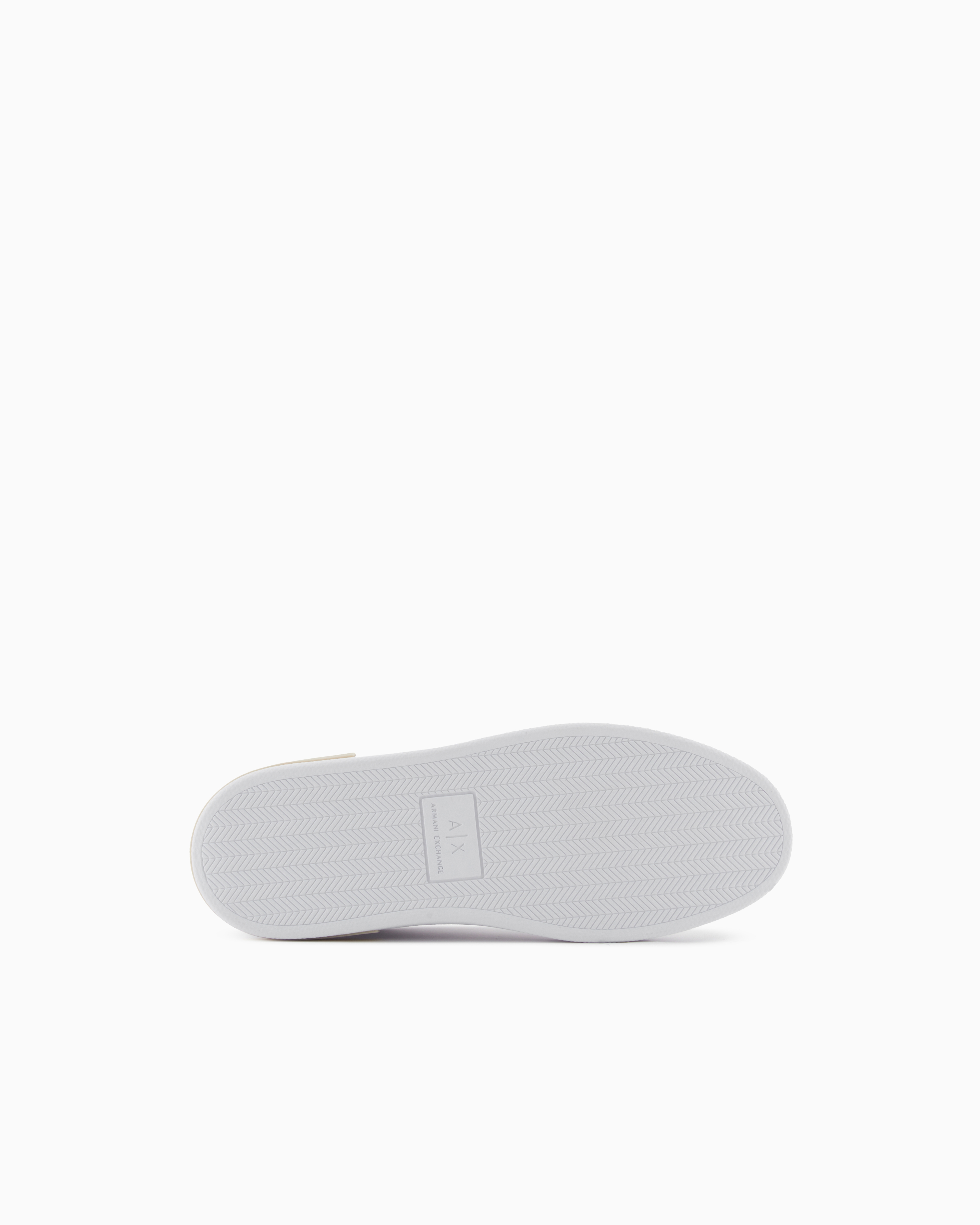 Armani Exchange - Sneakers with laces and logo, Woman, White, Size: