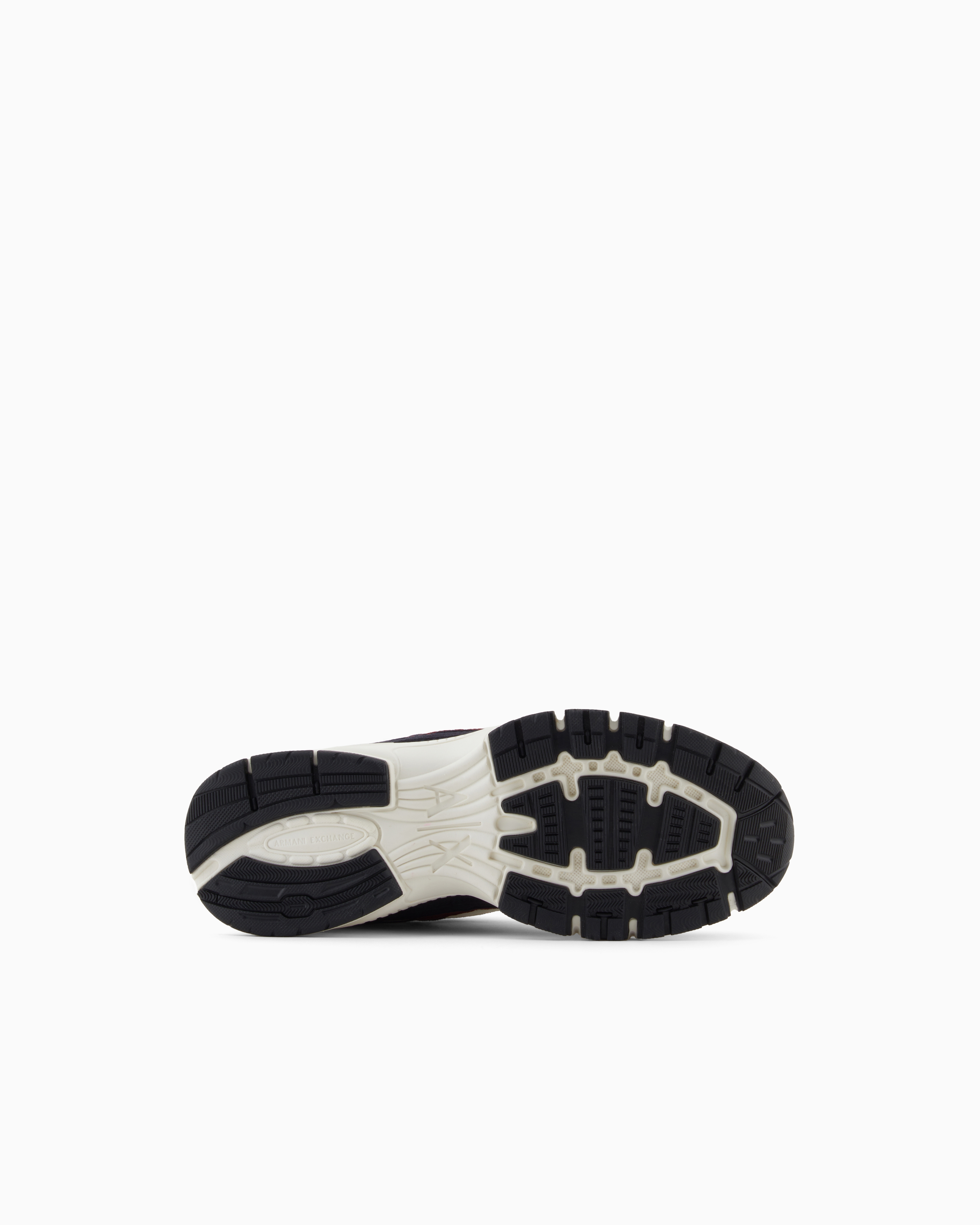 Armani Exchange - TECHNICAL FABRIC CHUNKY SNEAKERS, Man, Blue, Size: