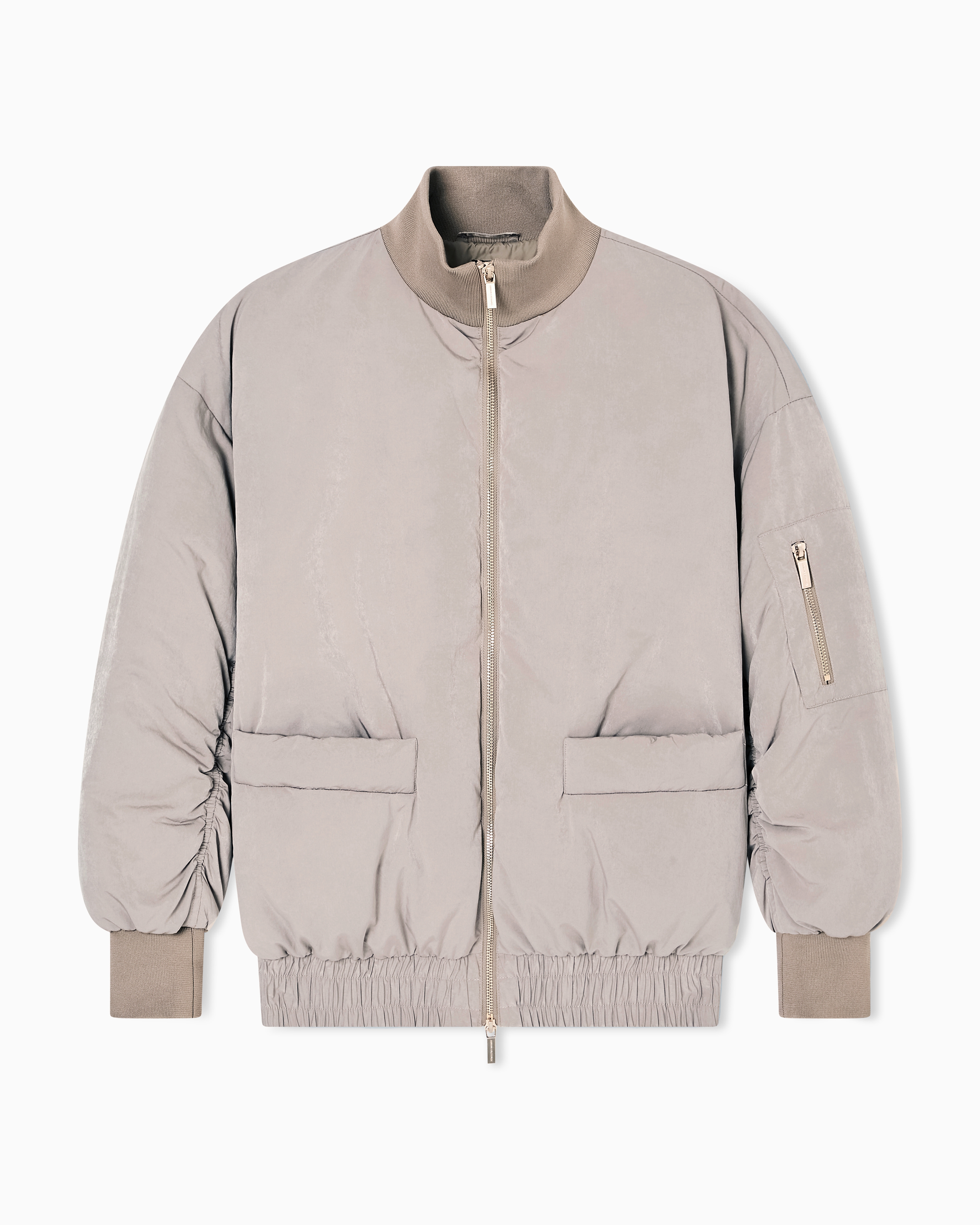 Recycled nylon bomber jacket