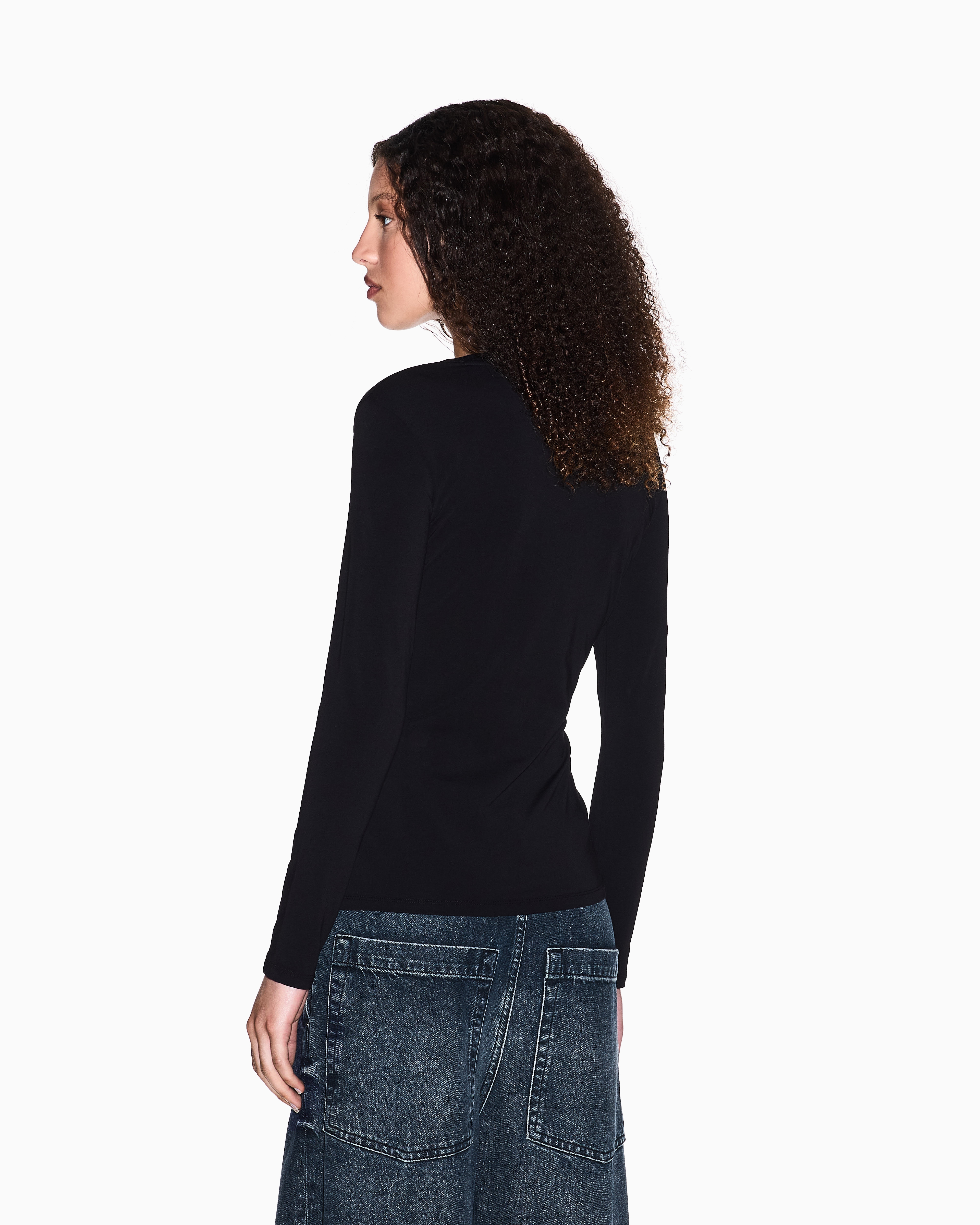 Long-sleeved T-shirt with logo