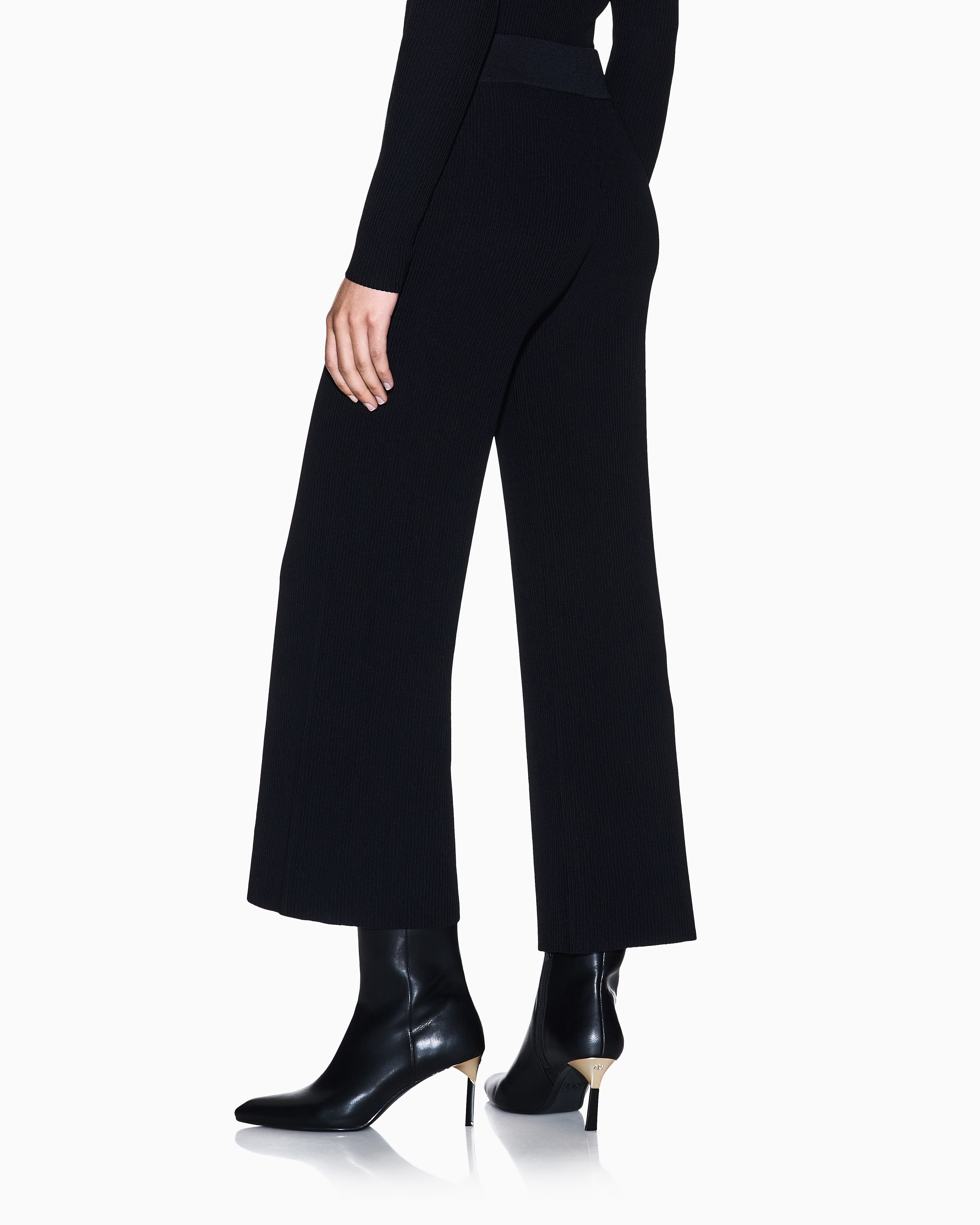 Armani Exchange - Casual Trousers, Woman, Black, Size: