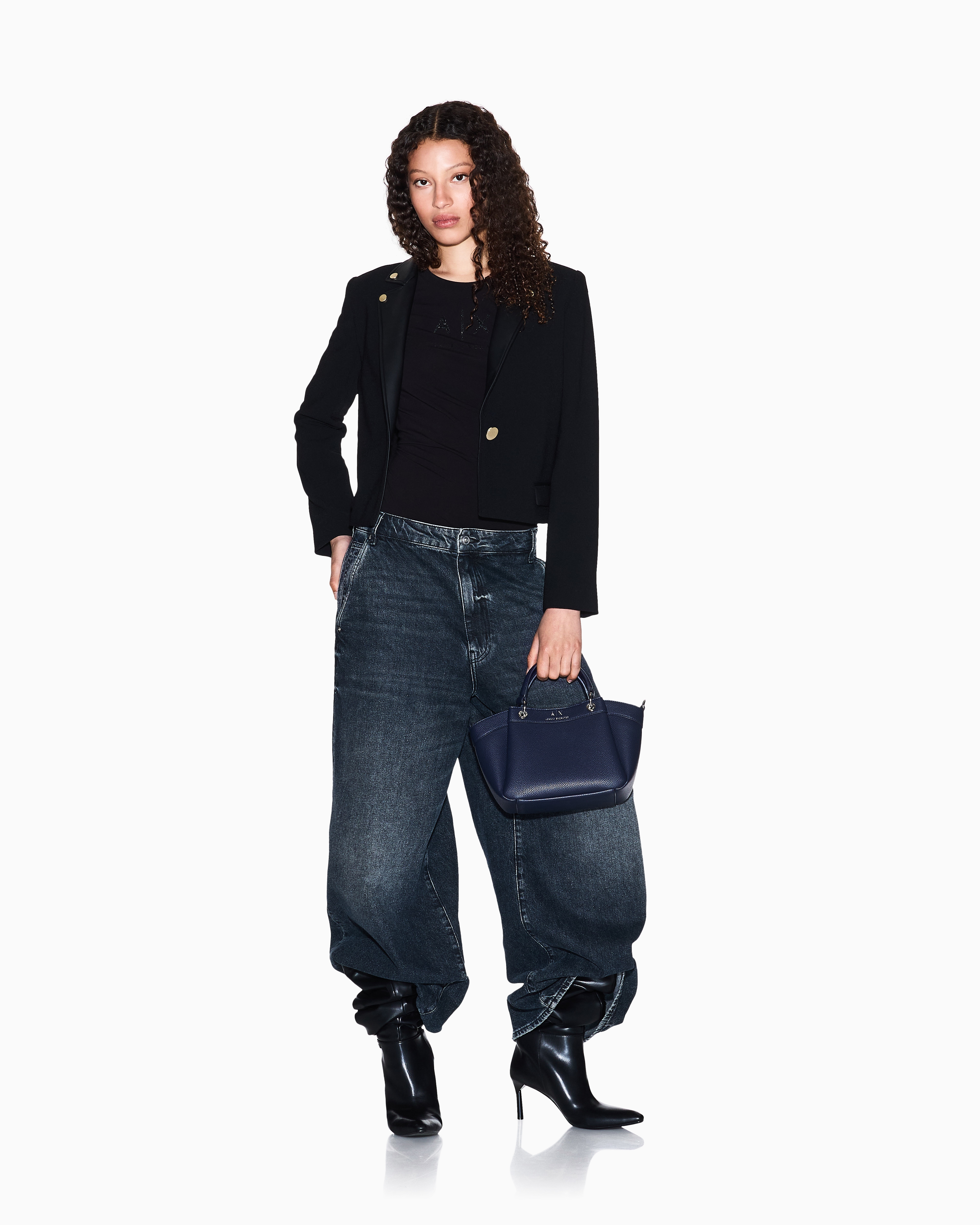 Short jacket with metal details | Armani Exchange