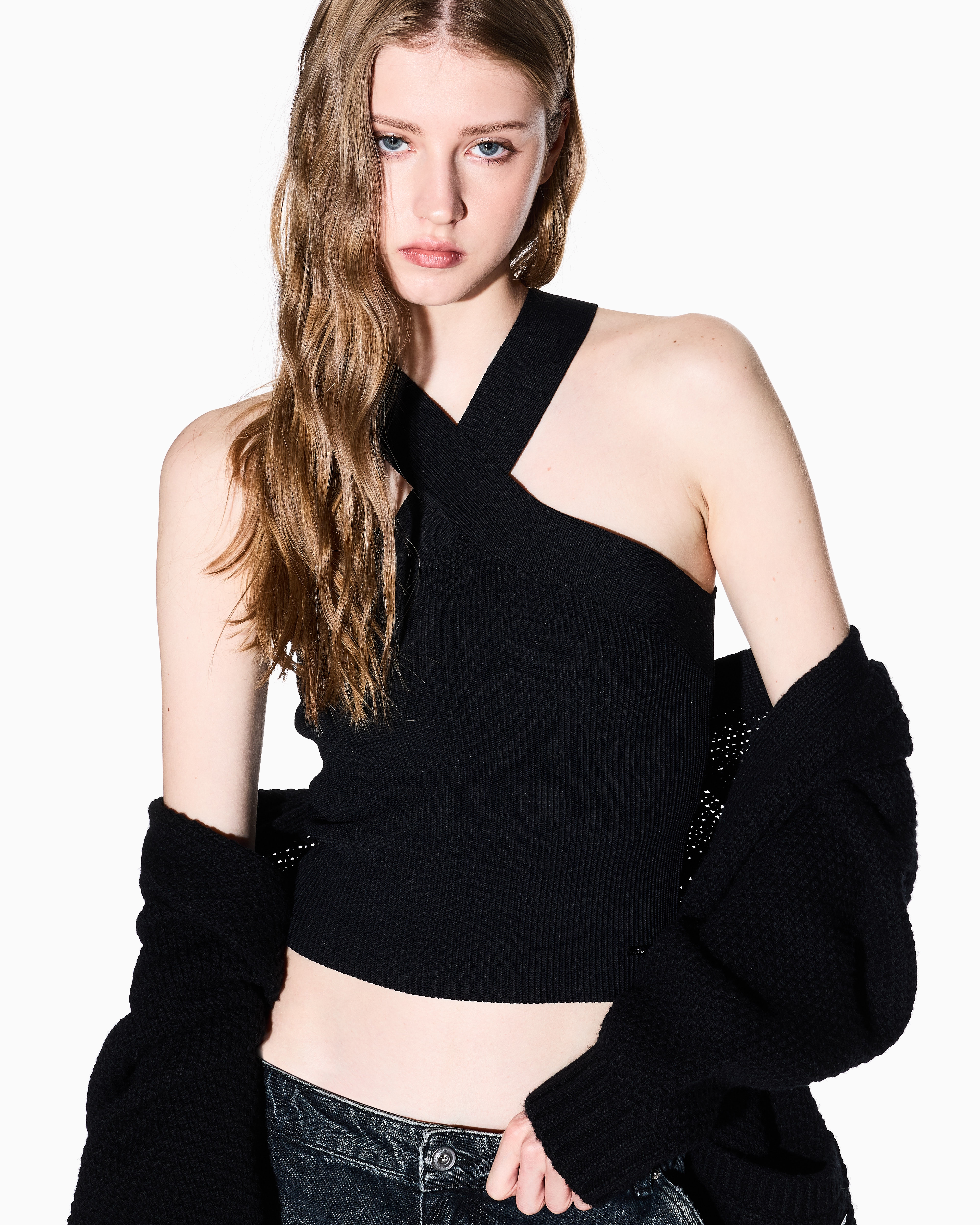 Top with crisscross design