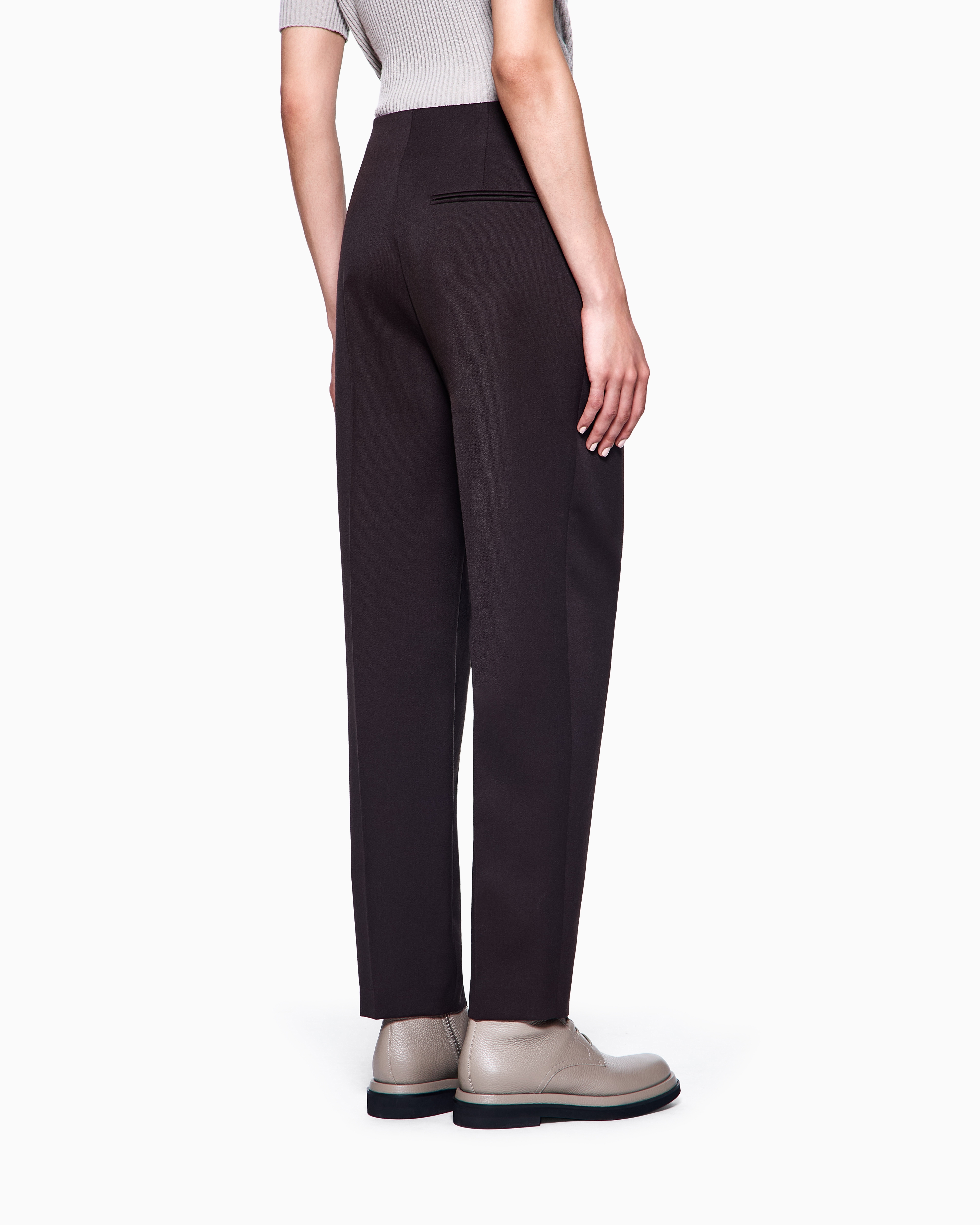 シングルダーツパンツ ウール | Giorgio Armani