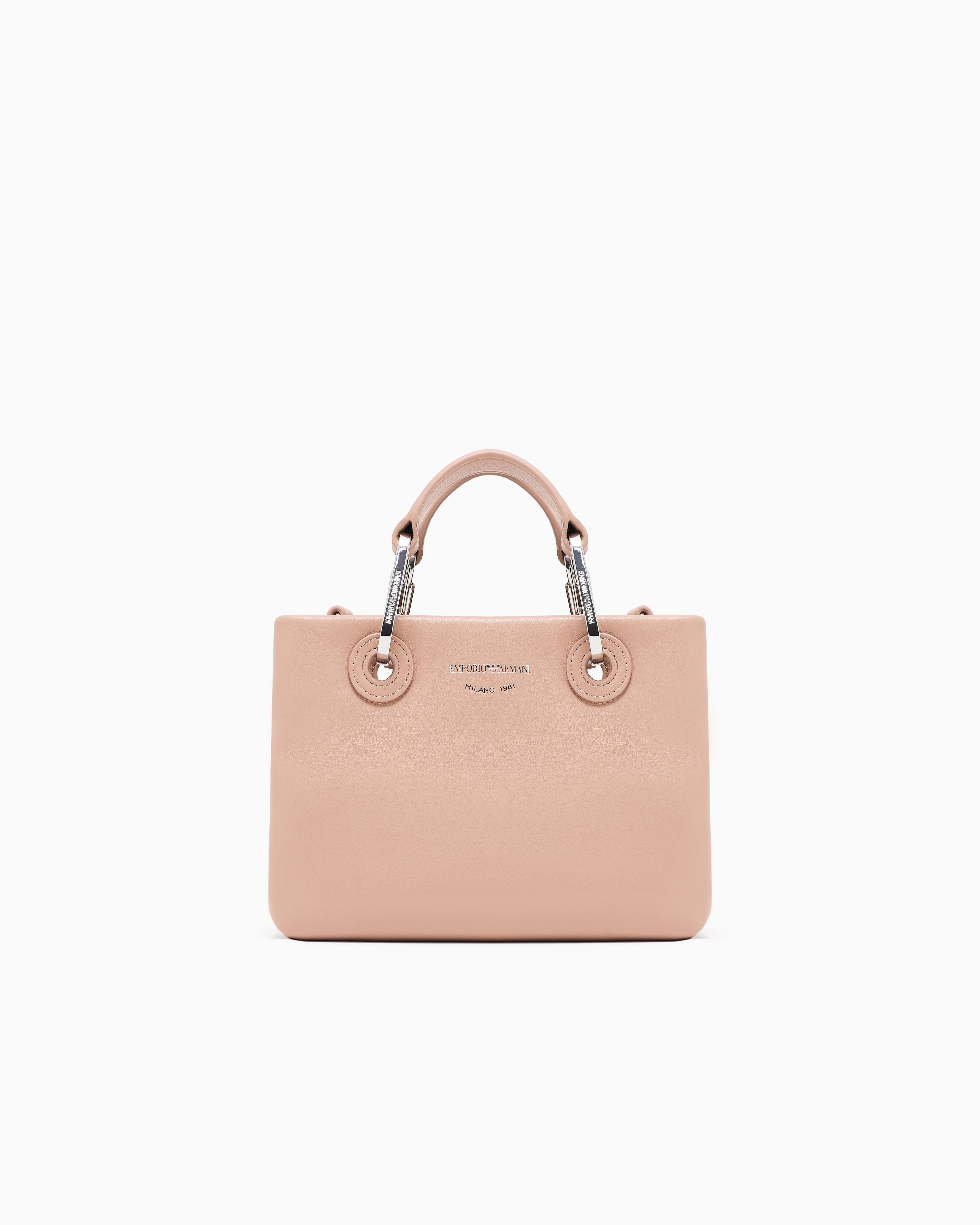 Emporio Armani Women's Beige Nappa-Leather Myea Mini Bag