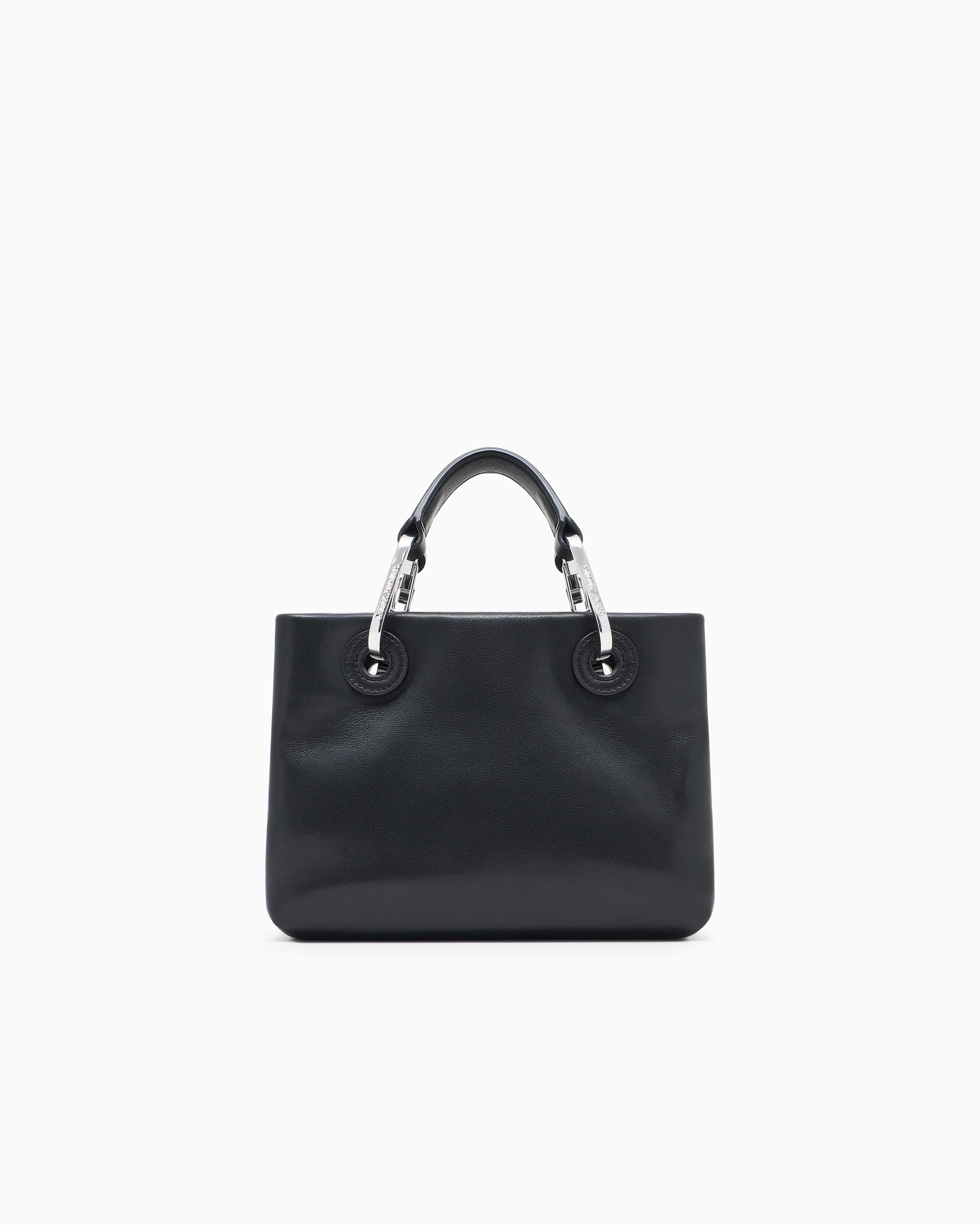 Emporio Armani - Nappa-leather MyEA mini bag, Woman, Black, Size: TU
