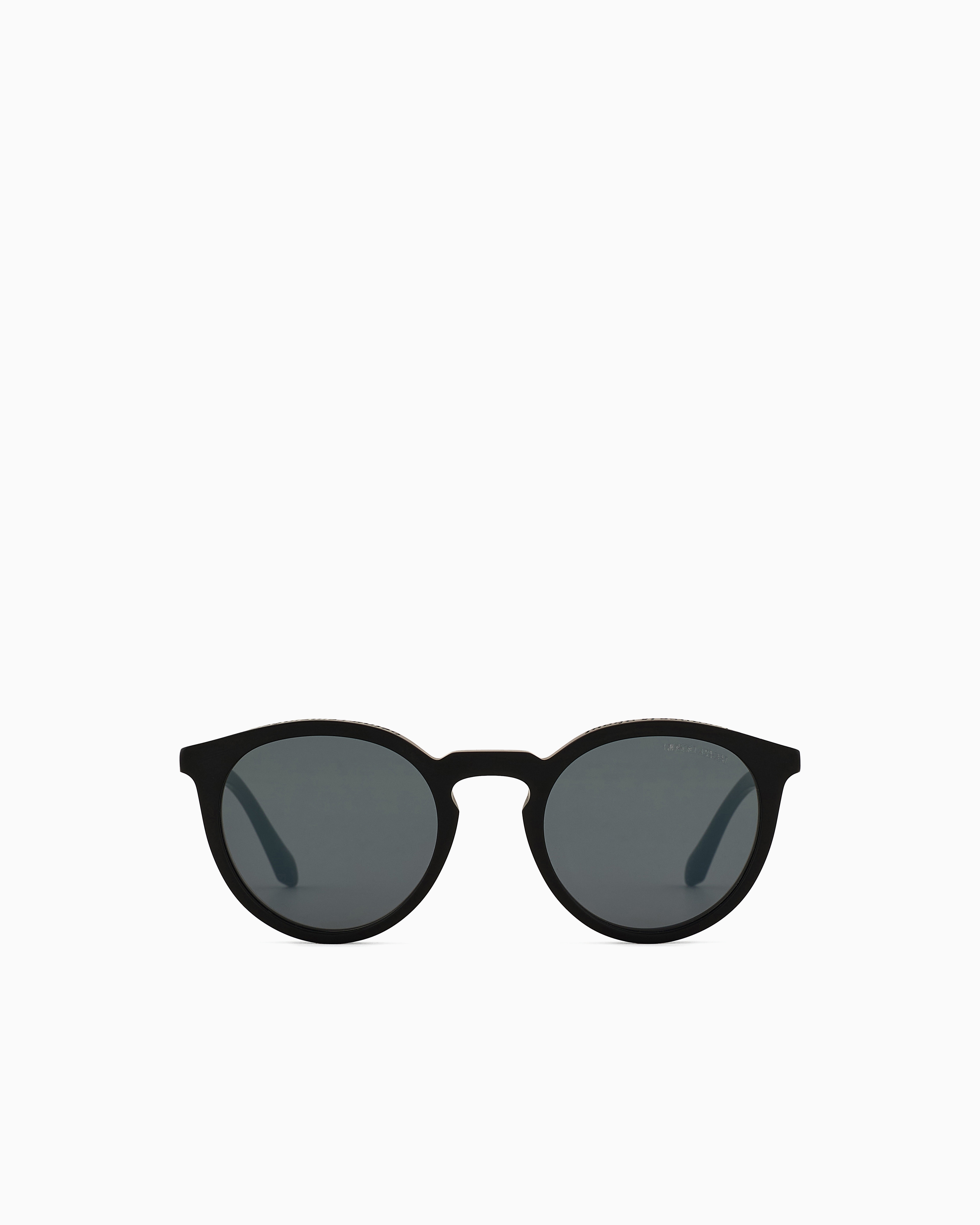 Giorgio Armani Men's Black ’S Panto Sunglasses
