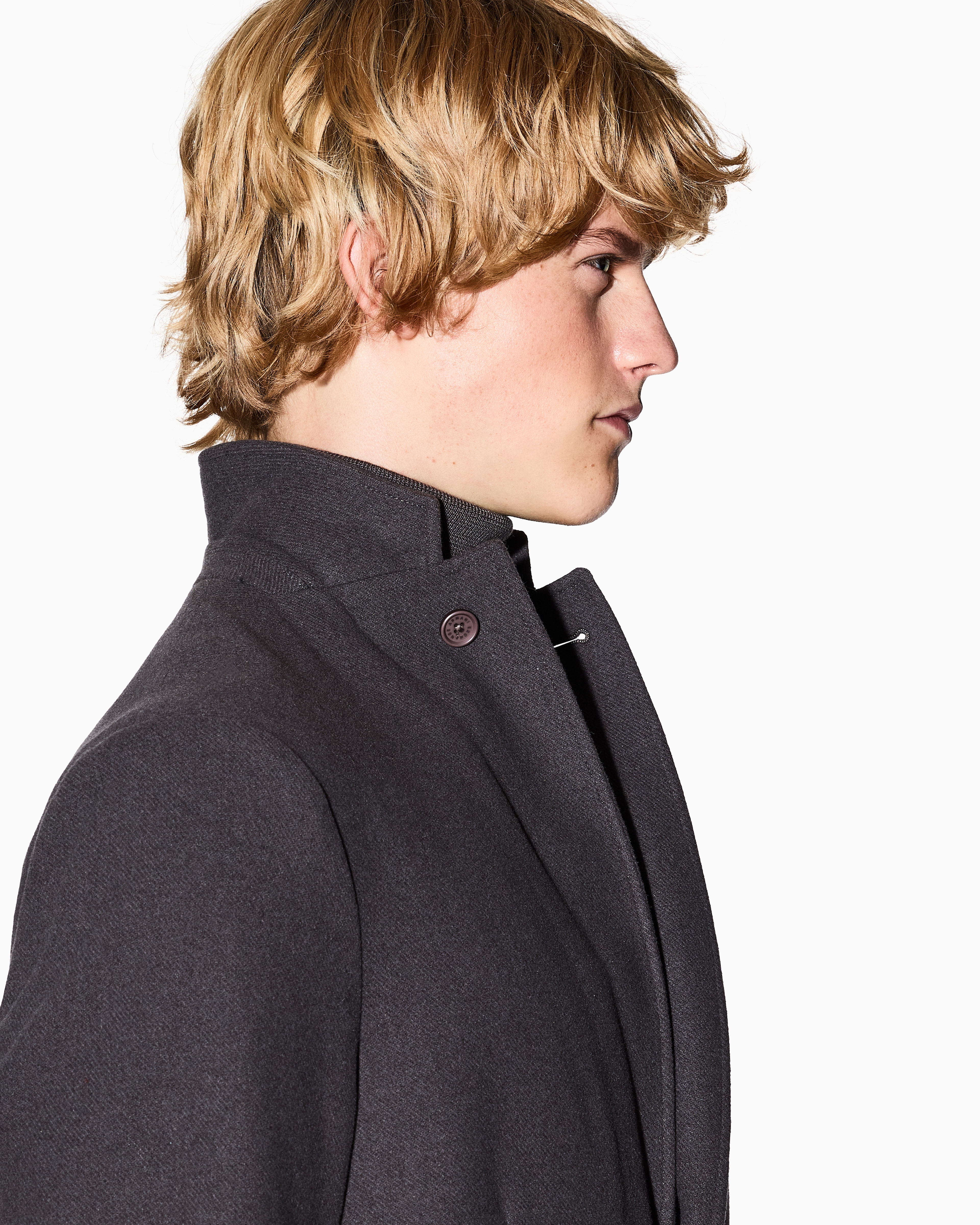 ウールミックス シングルブレストジャケット | Armani Exchange