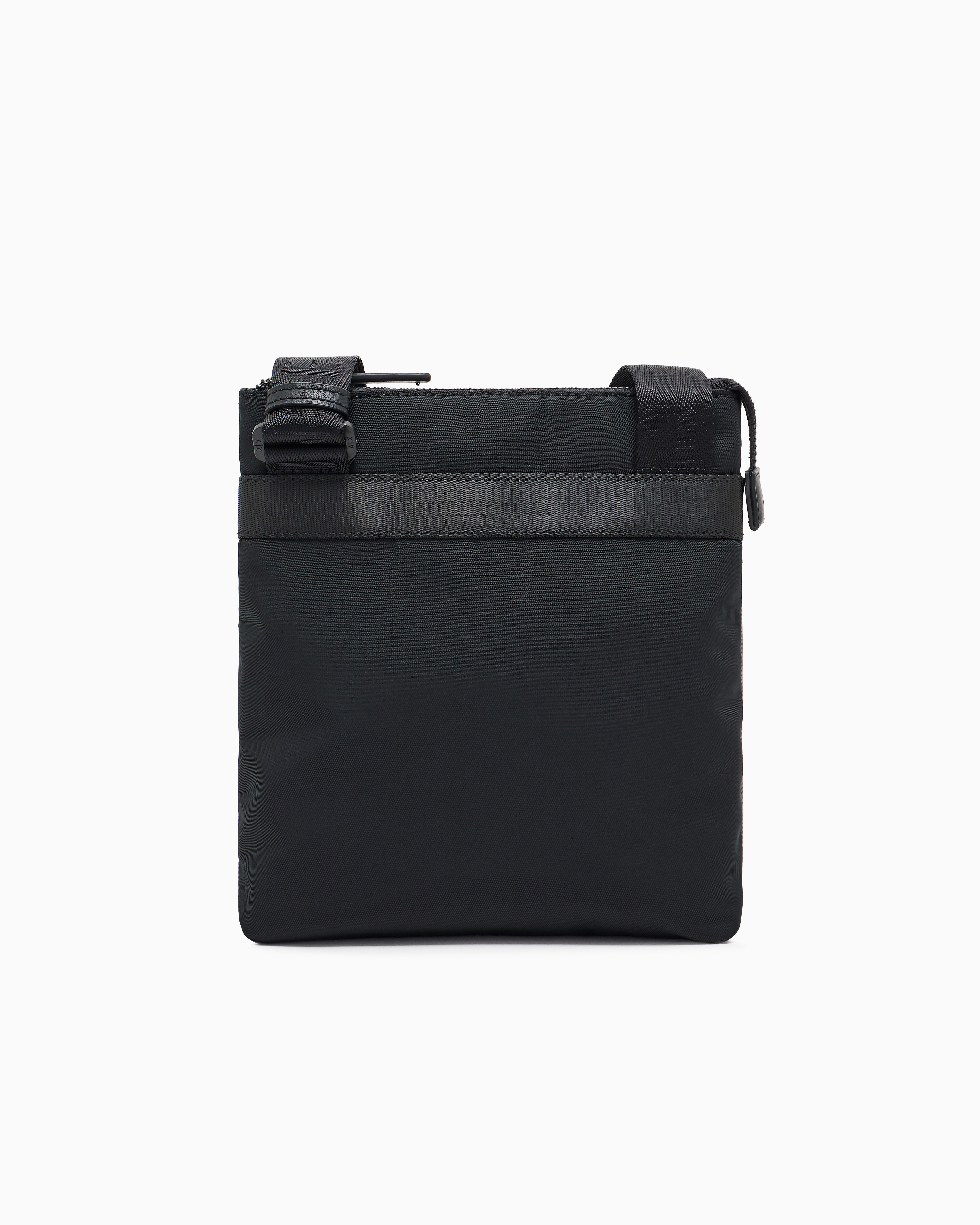 Two-tone shoulder bag with logo