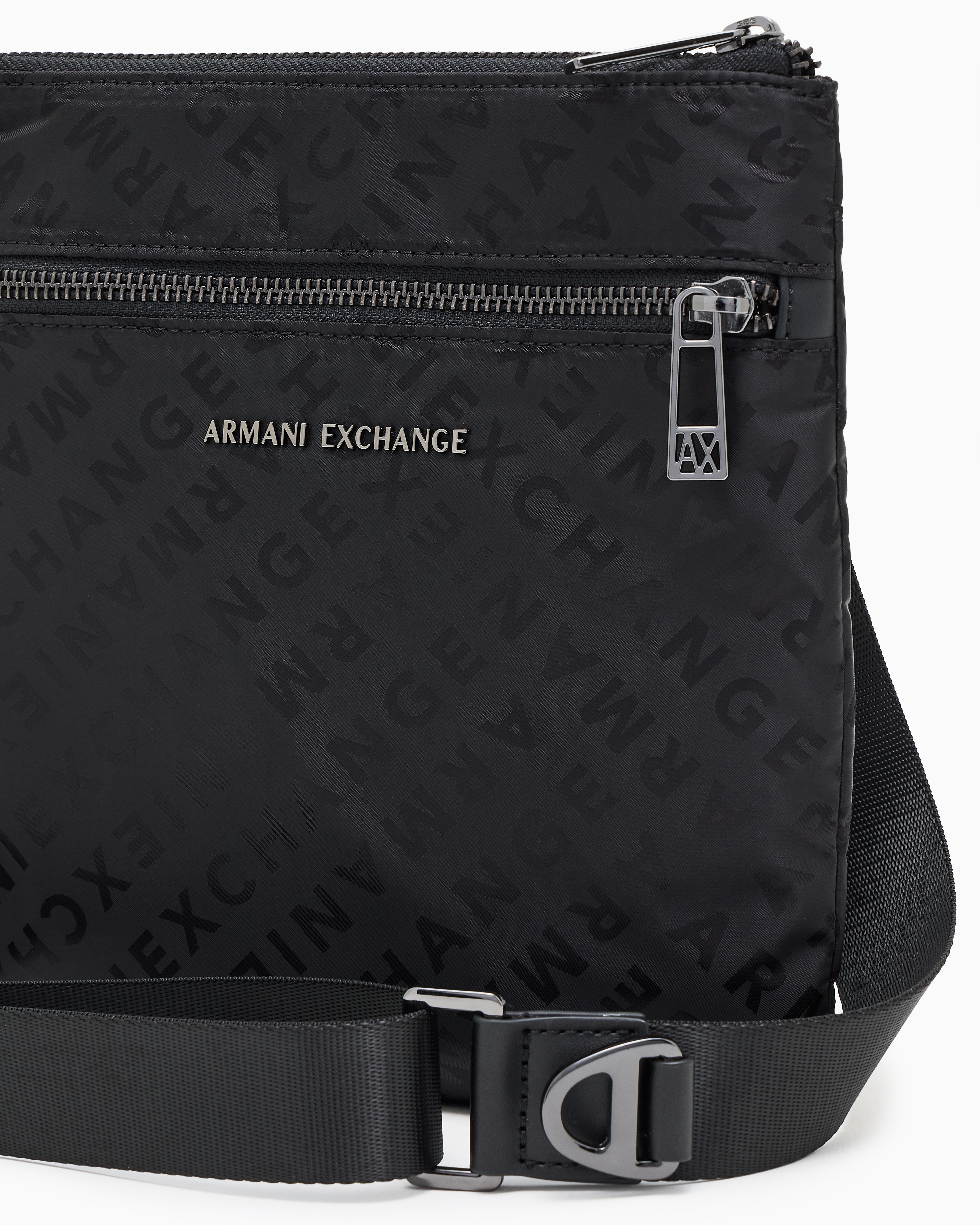 All-over logo shoulder bag