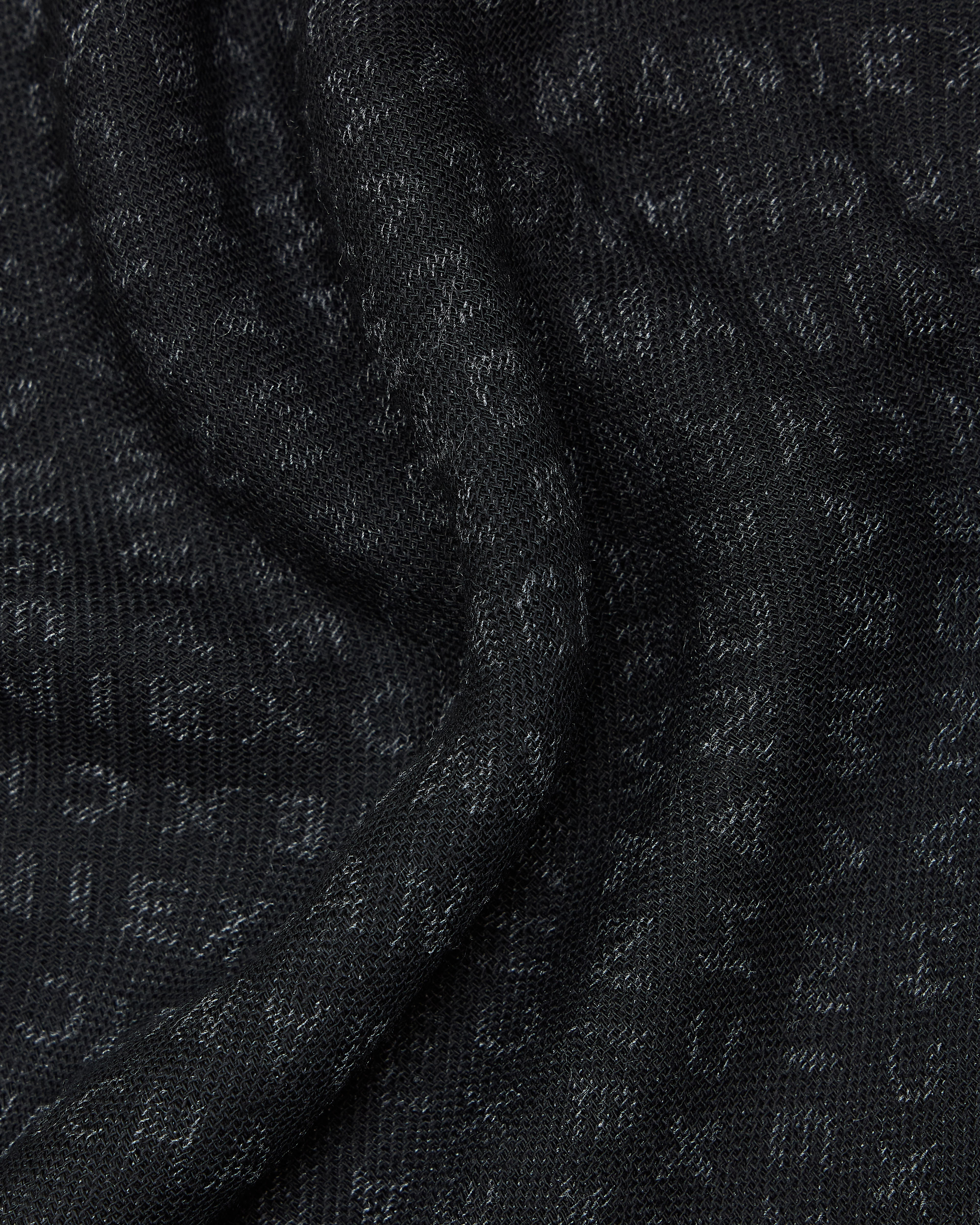Armani Exchange - Jacquard logo scarf, Man, Black, Size: TU