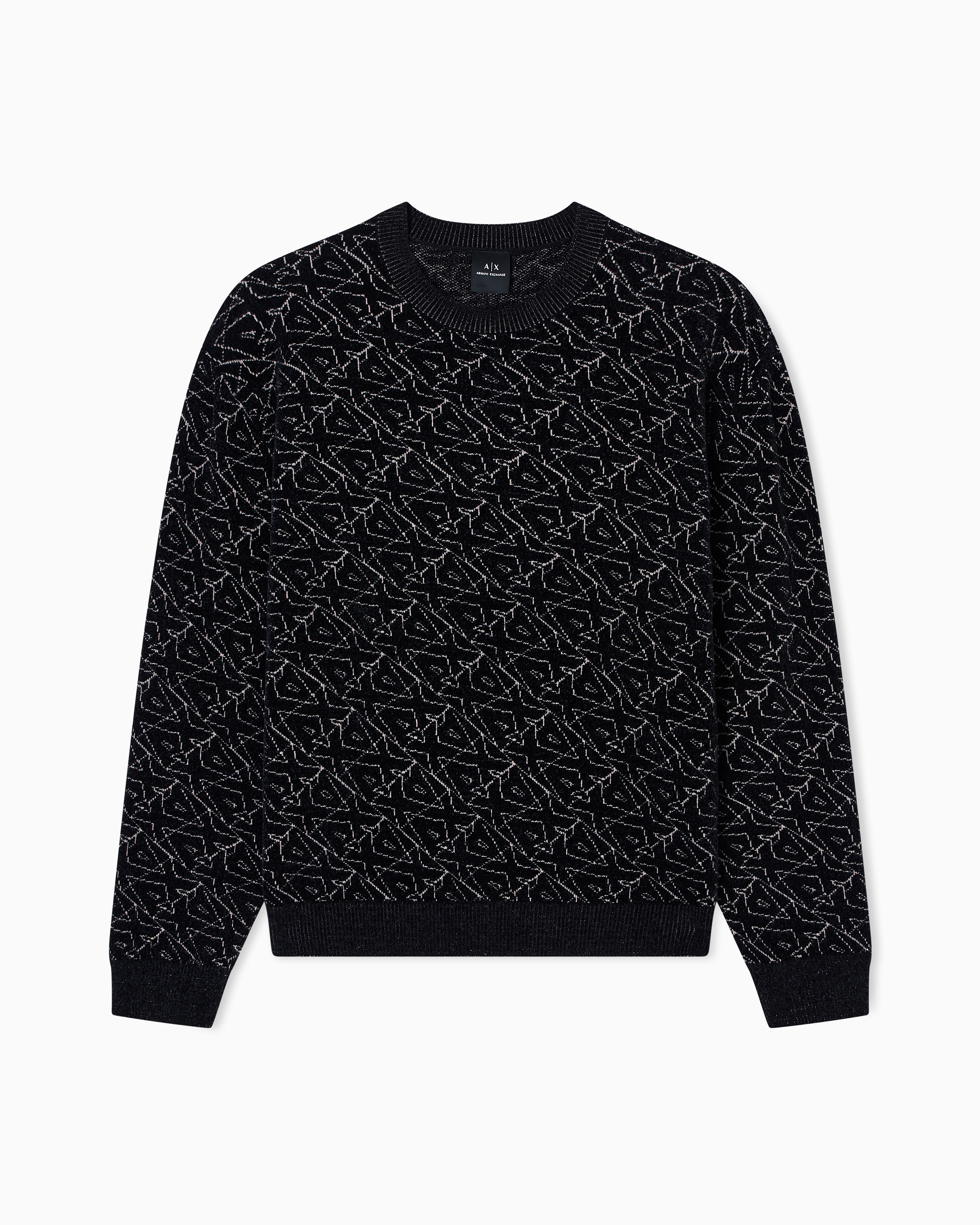 EMPORIO ARMANI メッシュニット 50 ブラック セーター・ニット（メンズ） アルマーニ 人気ブランドランキング